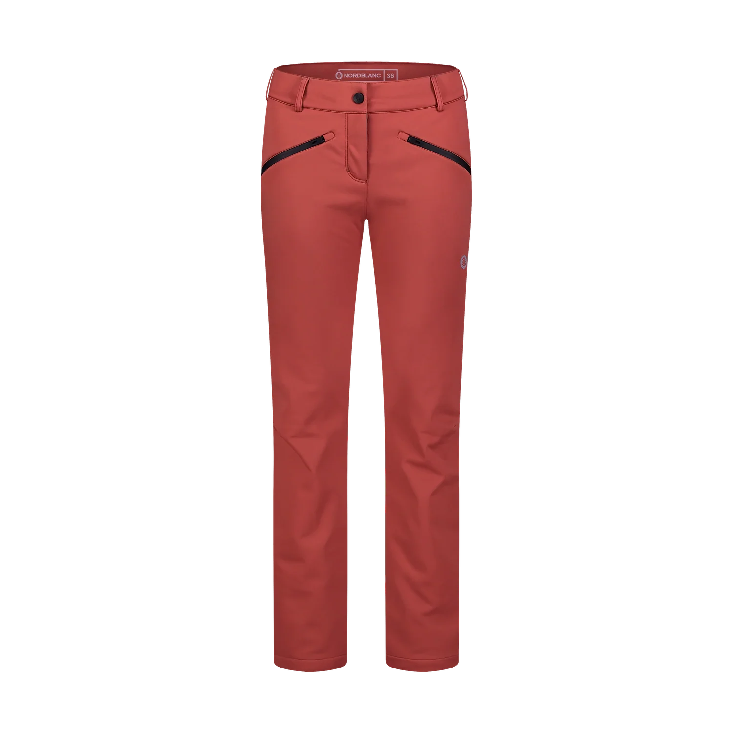 Fleece Gefüttert wasserdichte Softshellhose Damen - SWEEP braun