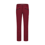 Fleece Gefüttert wasserdichte Softshellhose Damen - SWEEP weinrot