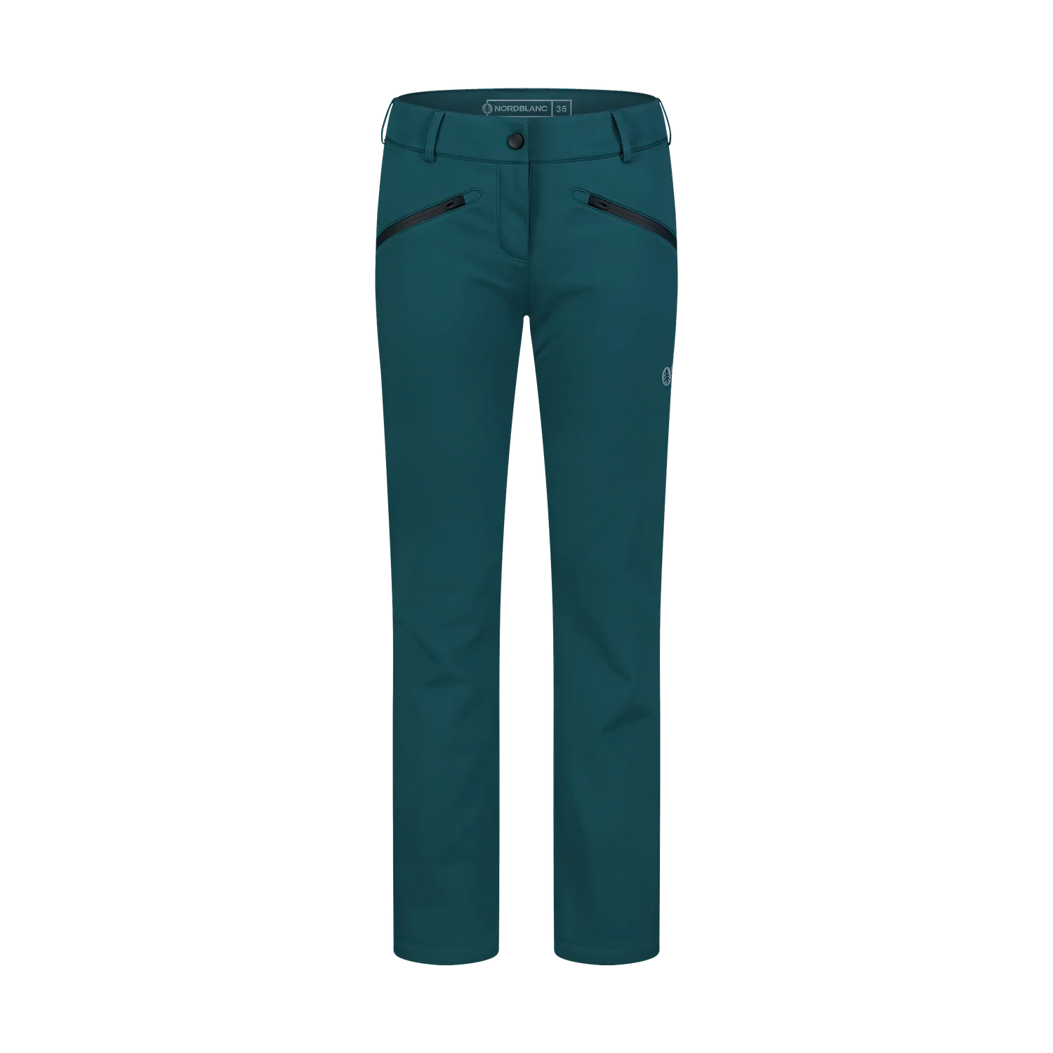 Fleece Gefüttert wasserdichte Softshellhose Damen - SWEEP grün