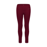 Waterproof insulated leggings women's - CINDER wine red
