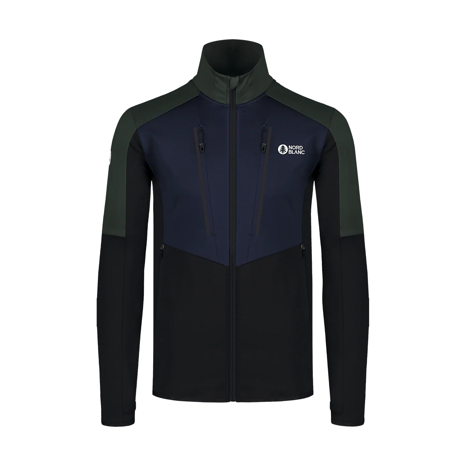 Powerfleece melegítőfelső férfi - GROAN fekete-1