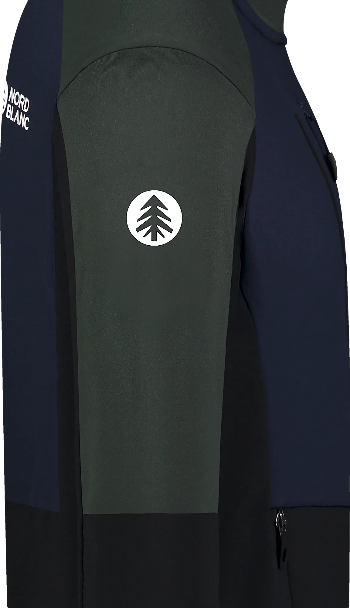 Powerfleece melegítőfelső férfi - GROAN fekete-2