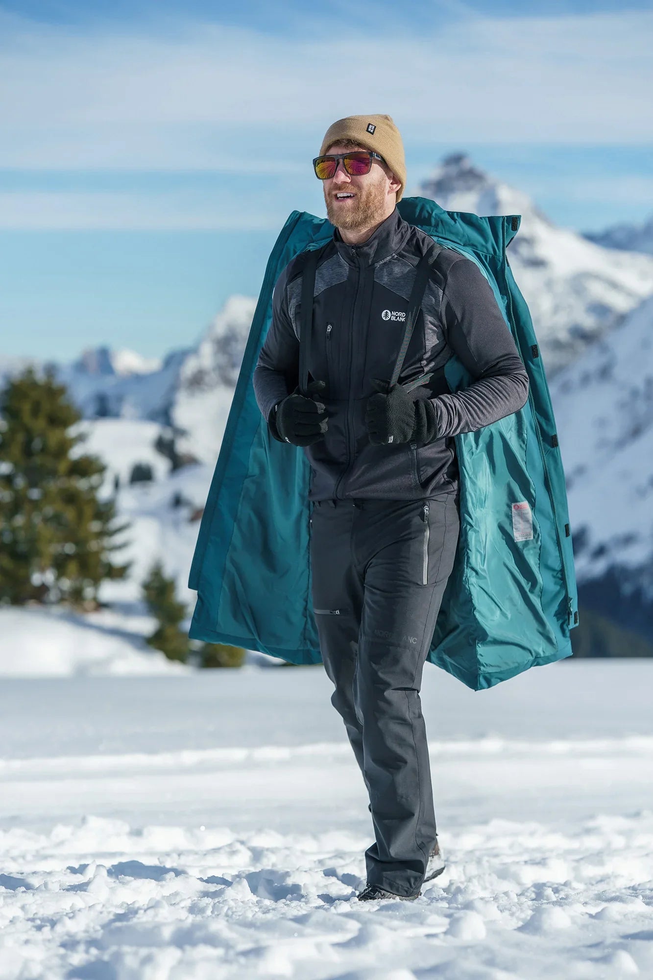 Powerfleece jacket men's - LOAM black-2
