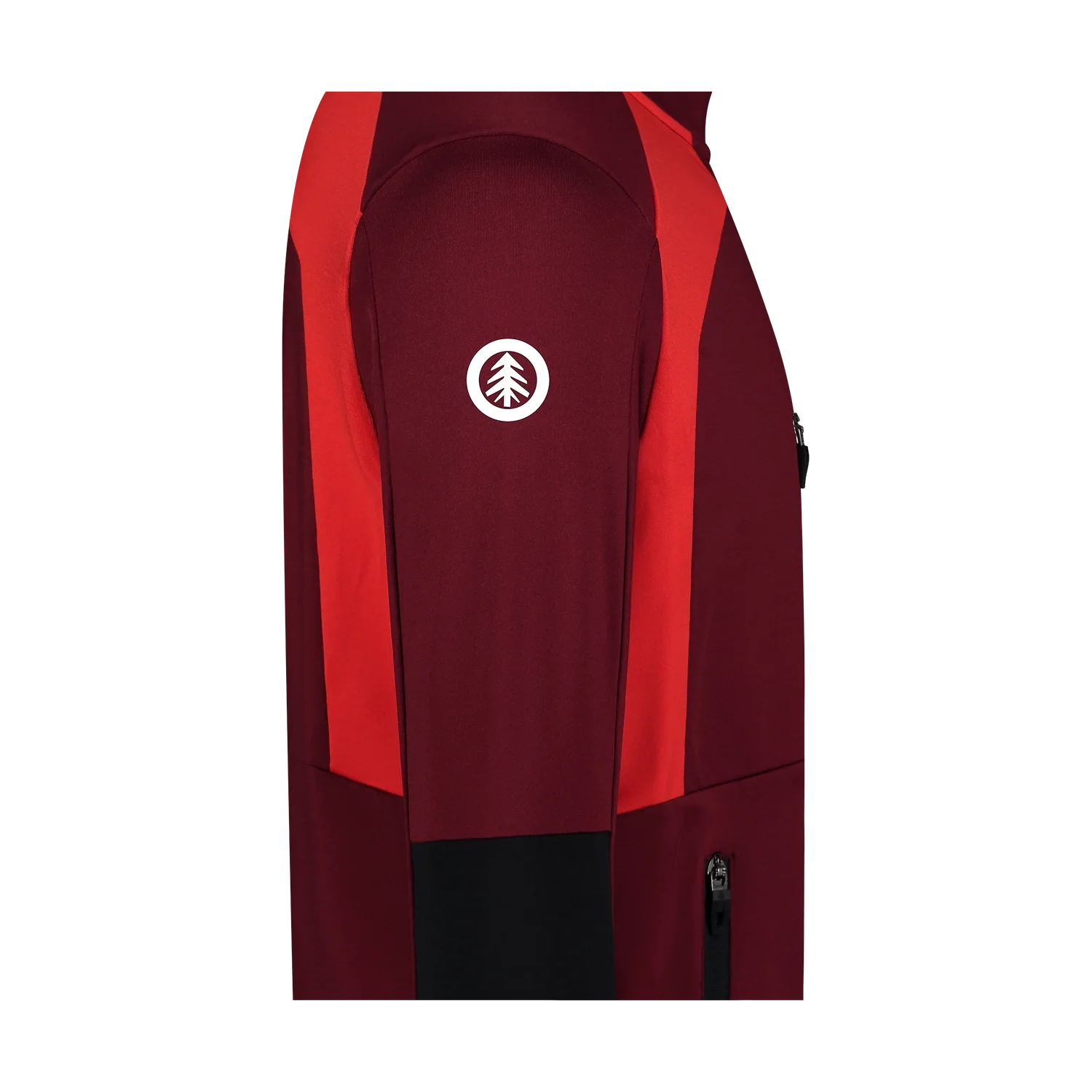 Powerfleece jakna muška - LOAM tamno crvena-2