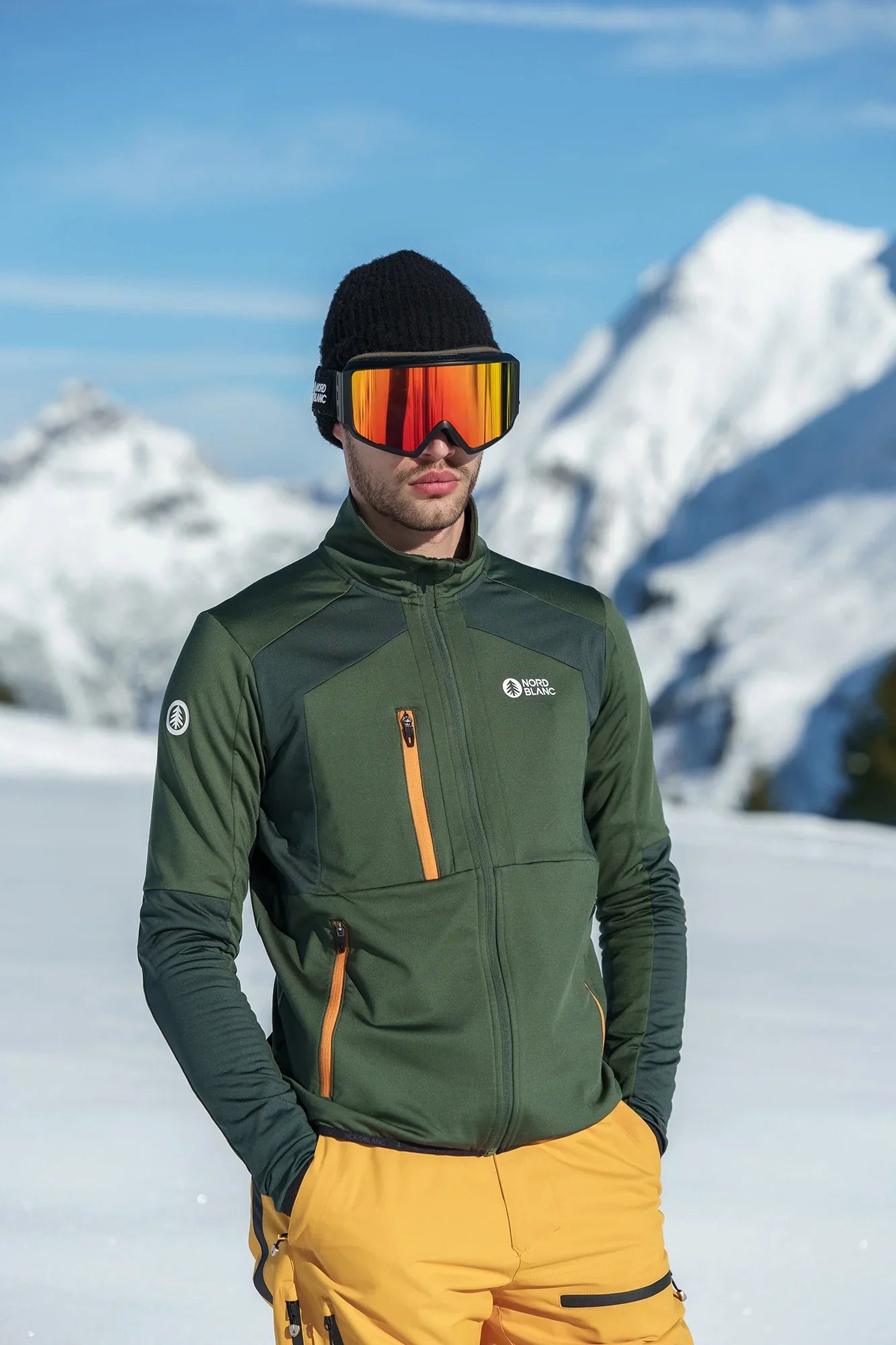 Powerfleece jacket men's - LOAM green-3