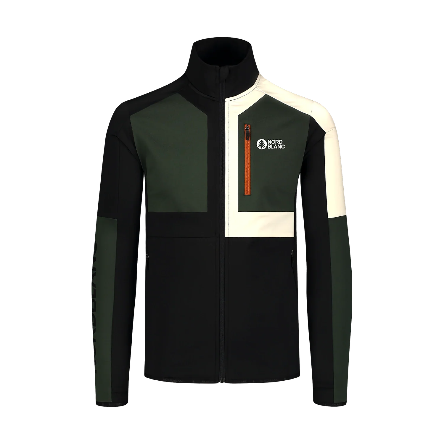 Powerfleecejacke Herren - AETHER schwarz