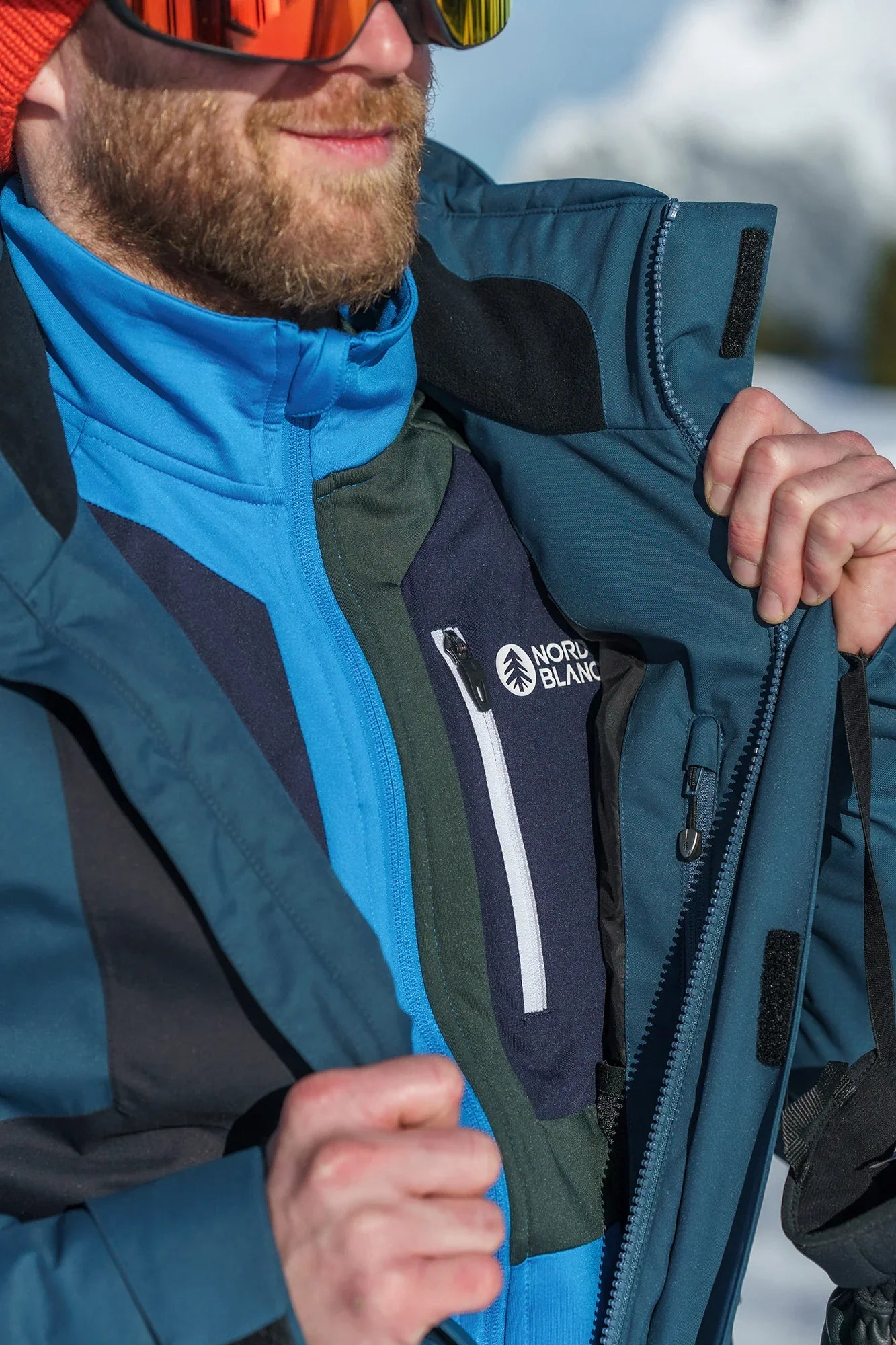 Powerfleece jacket men's - AETHER blue-3