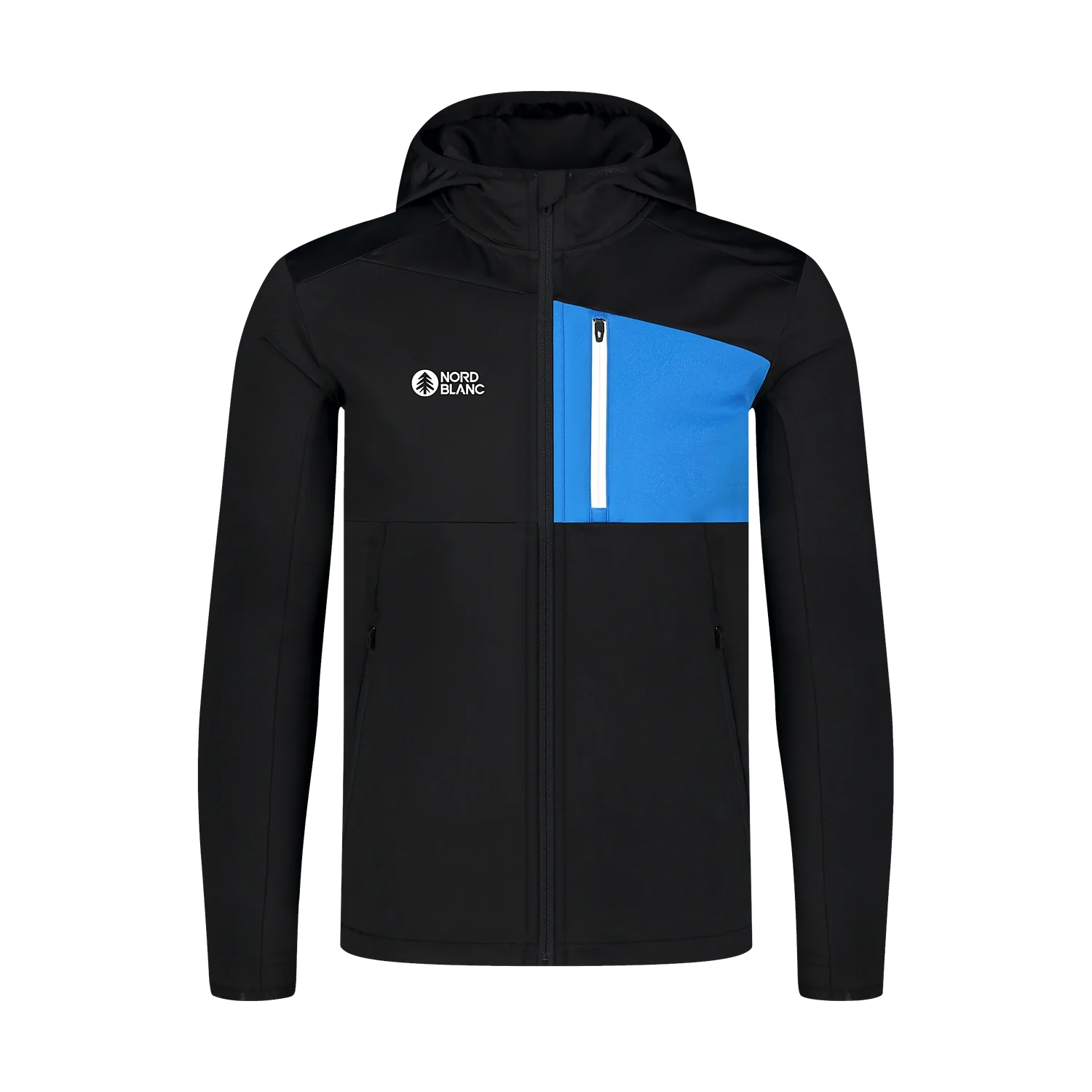 Hanorac din powerfleece pentru bărbați - BRACKEN negru-1