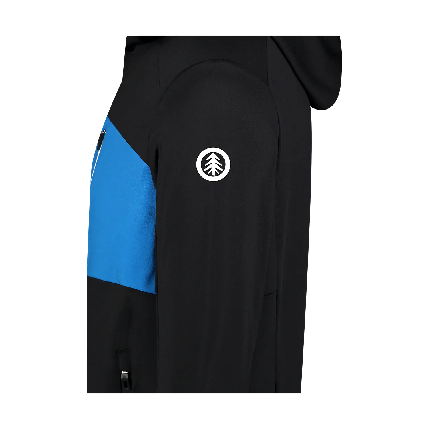 Hanorac din powerfleece pentru bărbați - BRACKEN negru-2