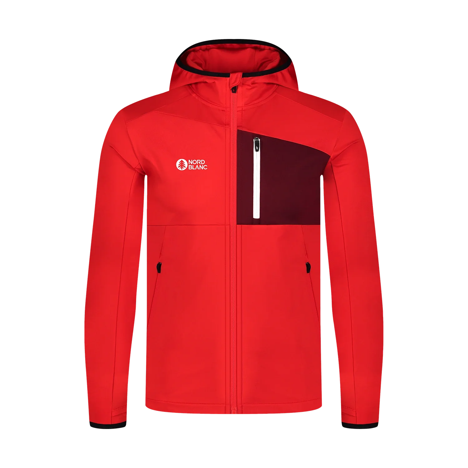 Powerfleece jacket men's - BRACKEN red-1