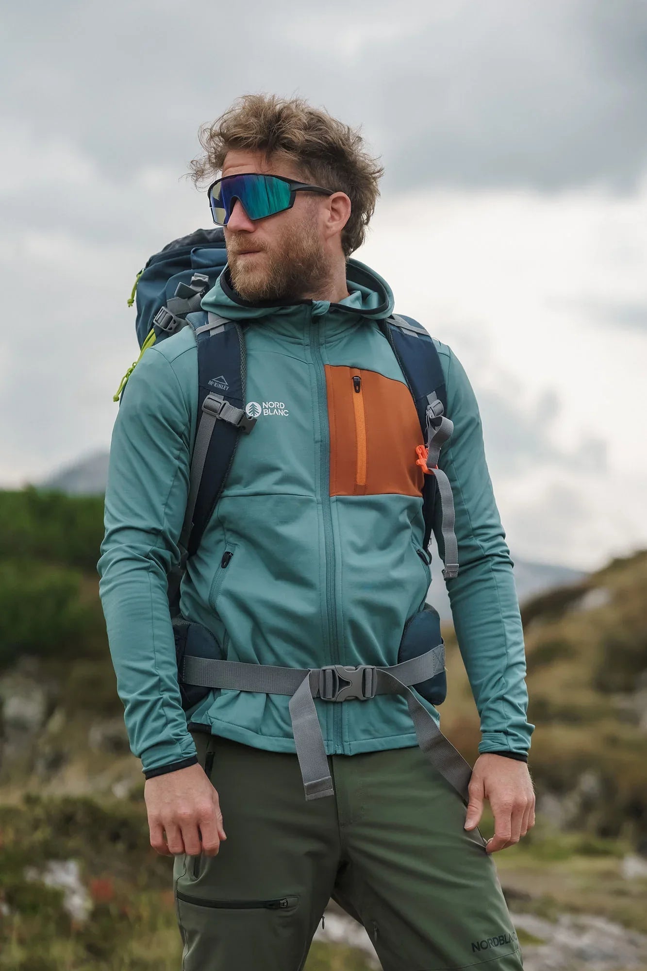 Powerfleece jacket men's - BRACKEN green-7