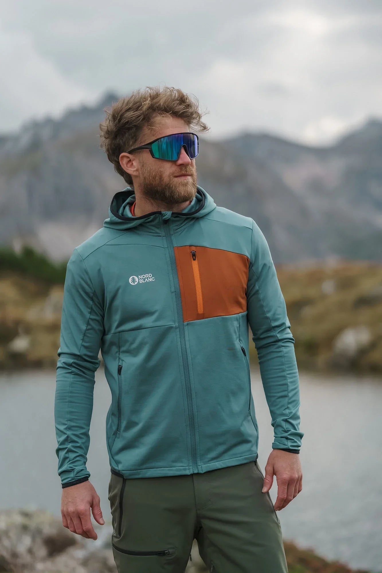 Powerfleece jacket men's - BRACKEN green-8