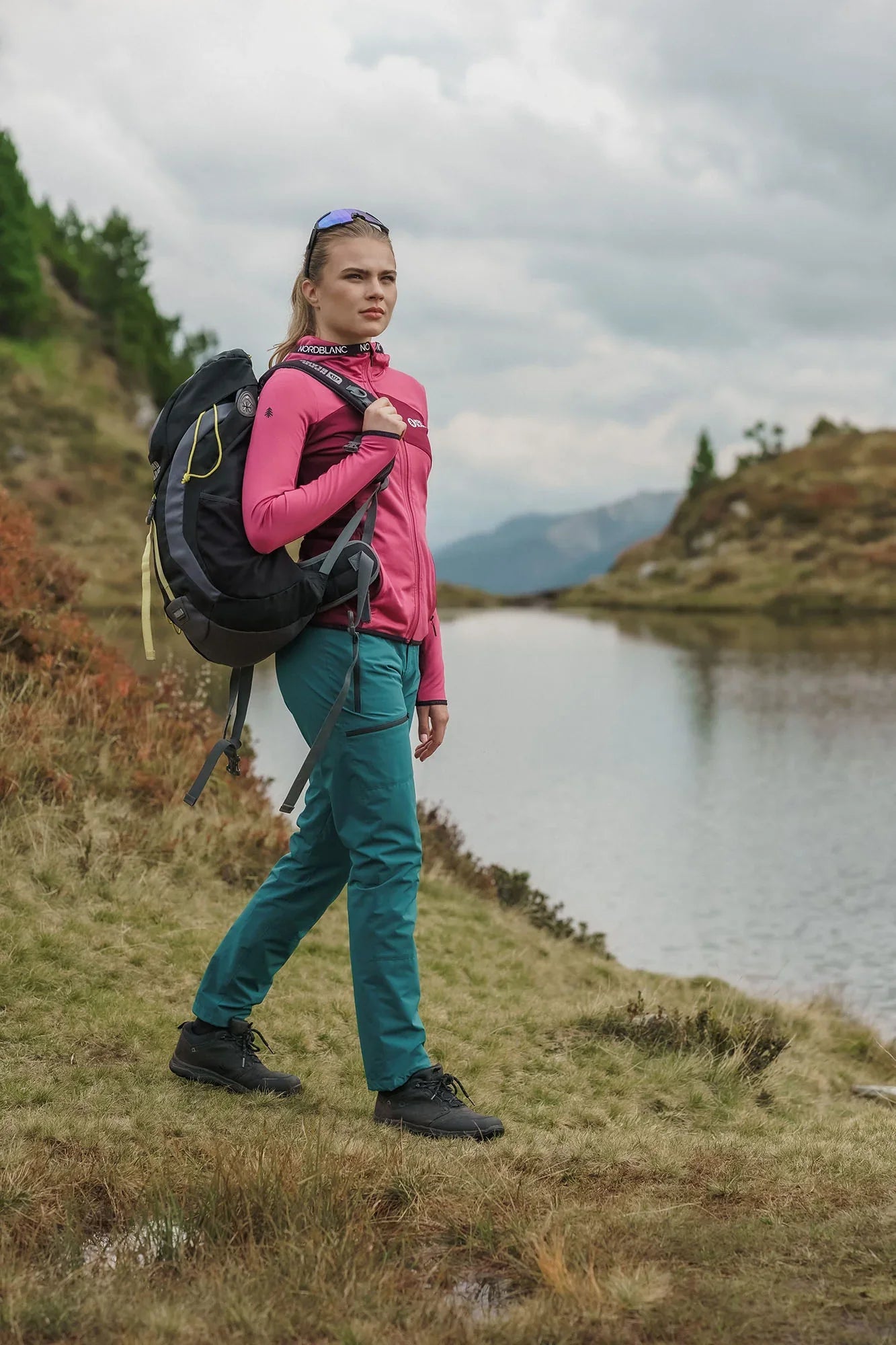 Powerfleecejacke Damen - LUCENT pink-4
