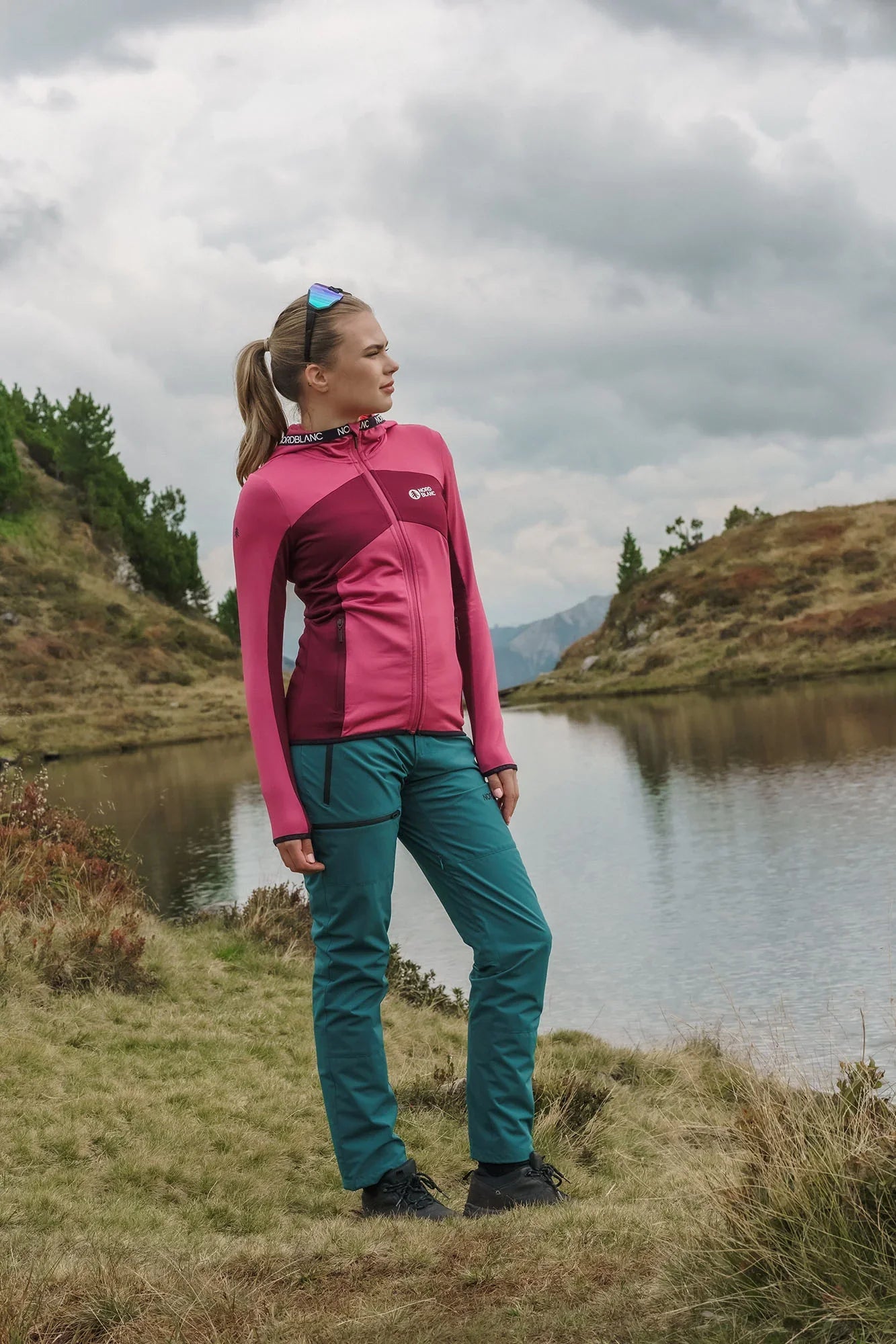 Powerfleecejacke Damen - LUCENT pink-5