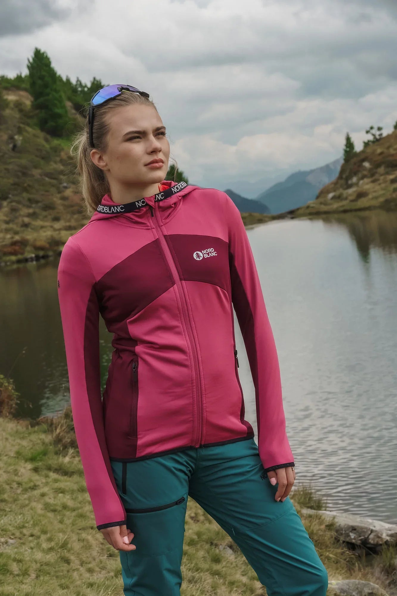 Powerfleecejacke Damen - LUCENT pink-6