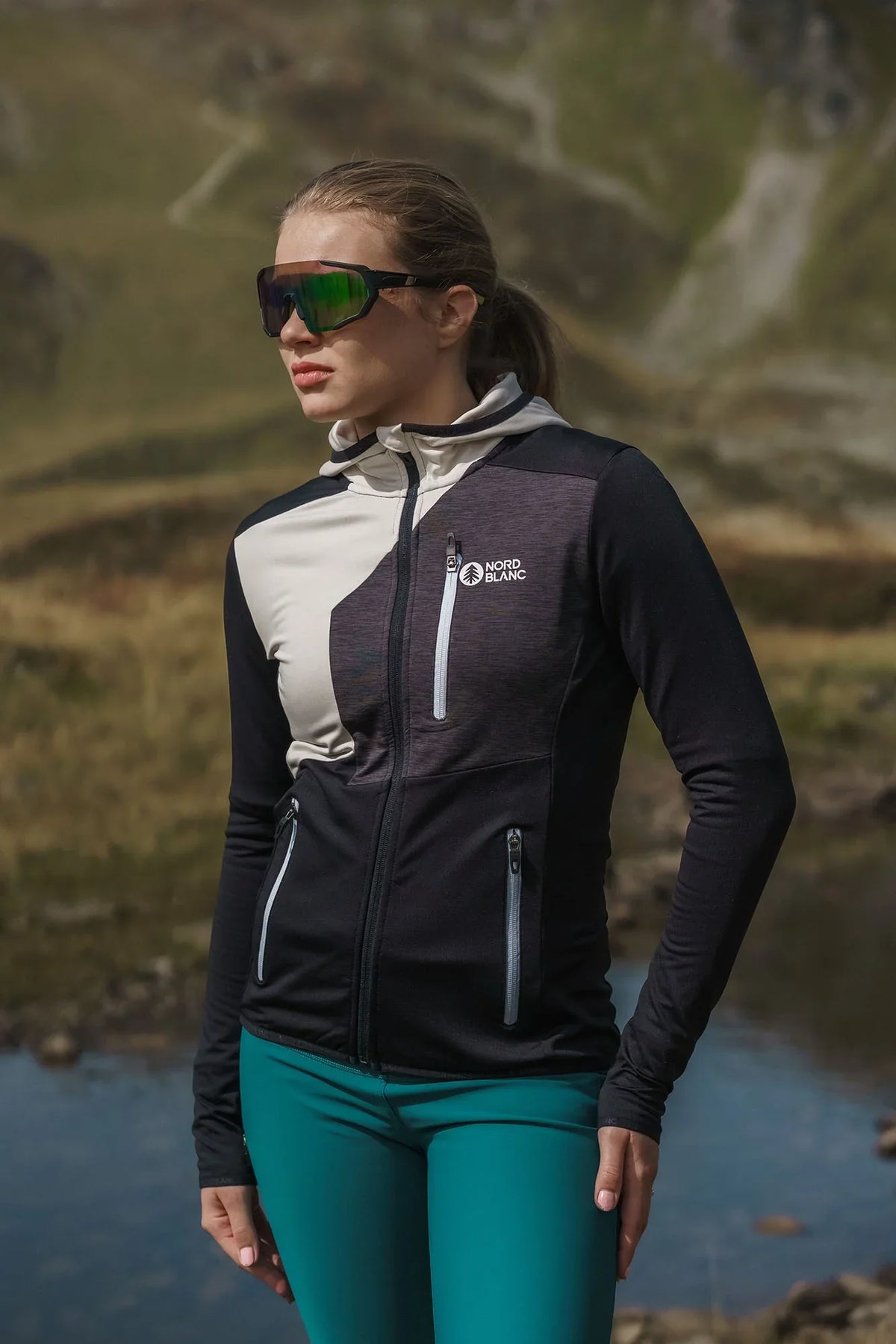 POWERFLEECE fleecevest dames - HEMERA zwart – afbeelding 7