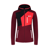 Powerfleece jacket women's - HEMERA wine red