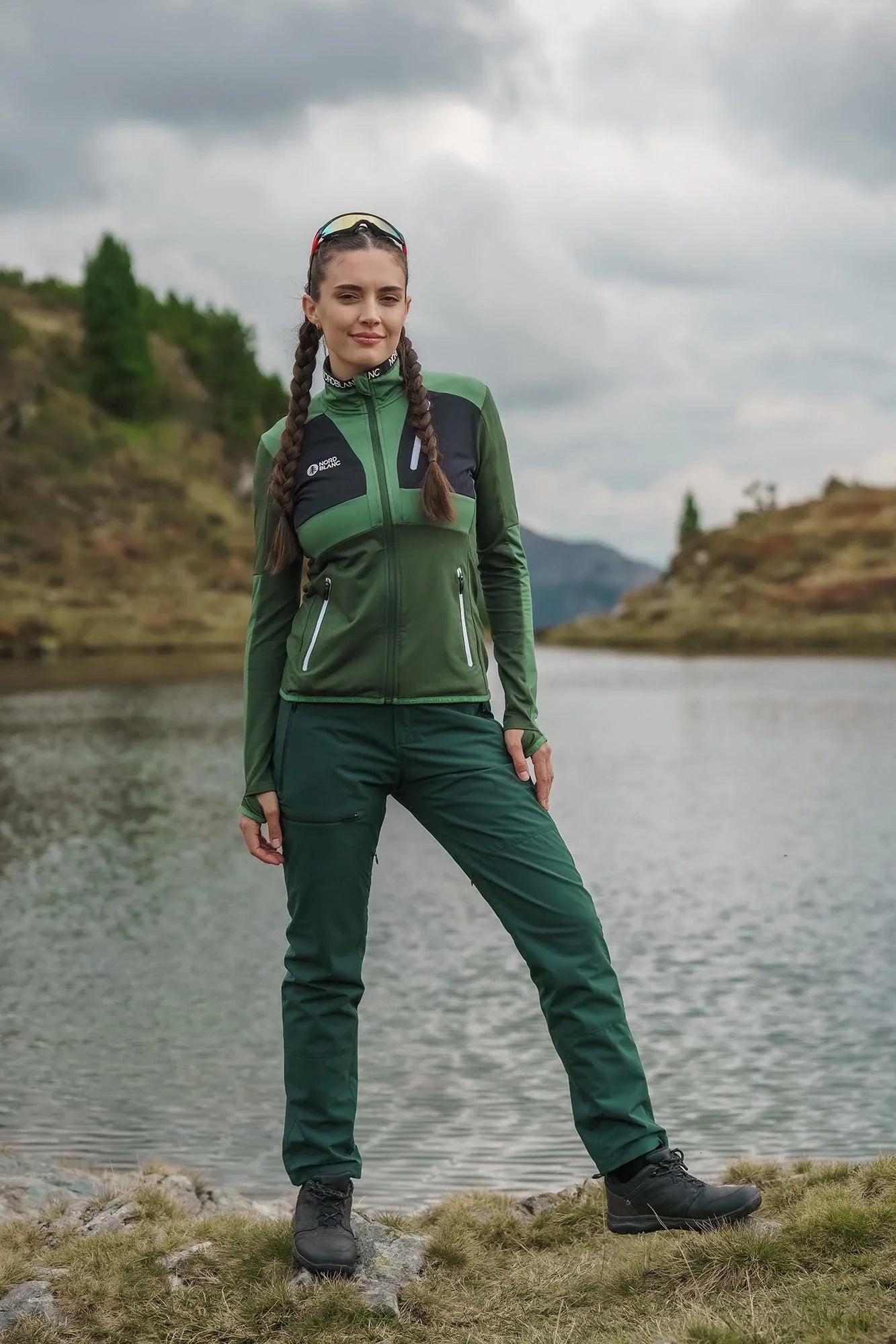 Powerfleece jacket women's - RIVA green-4