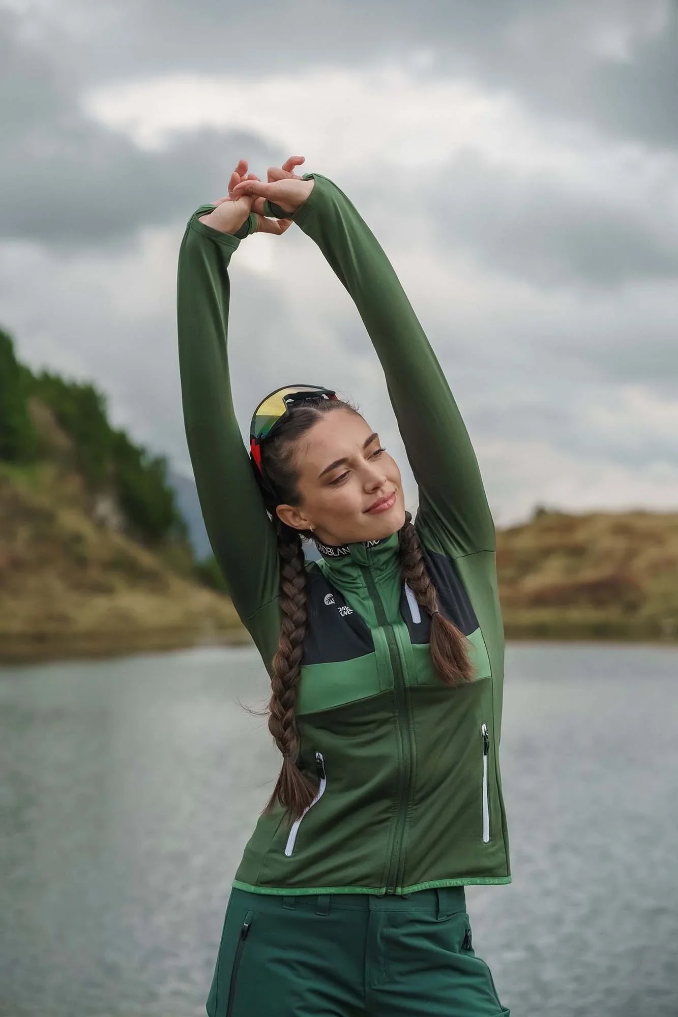 Powerfleece jacket women's - RIVA green-5