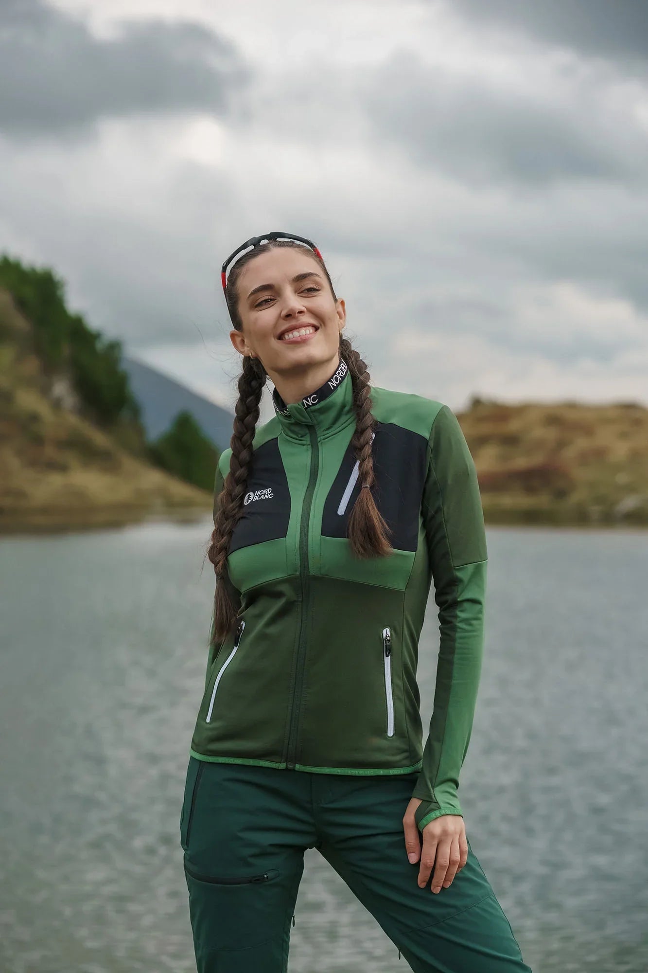 Powerfleece jacket women's - RIVA green-6
