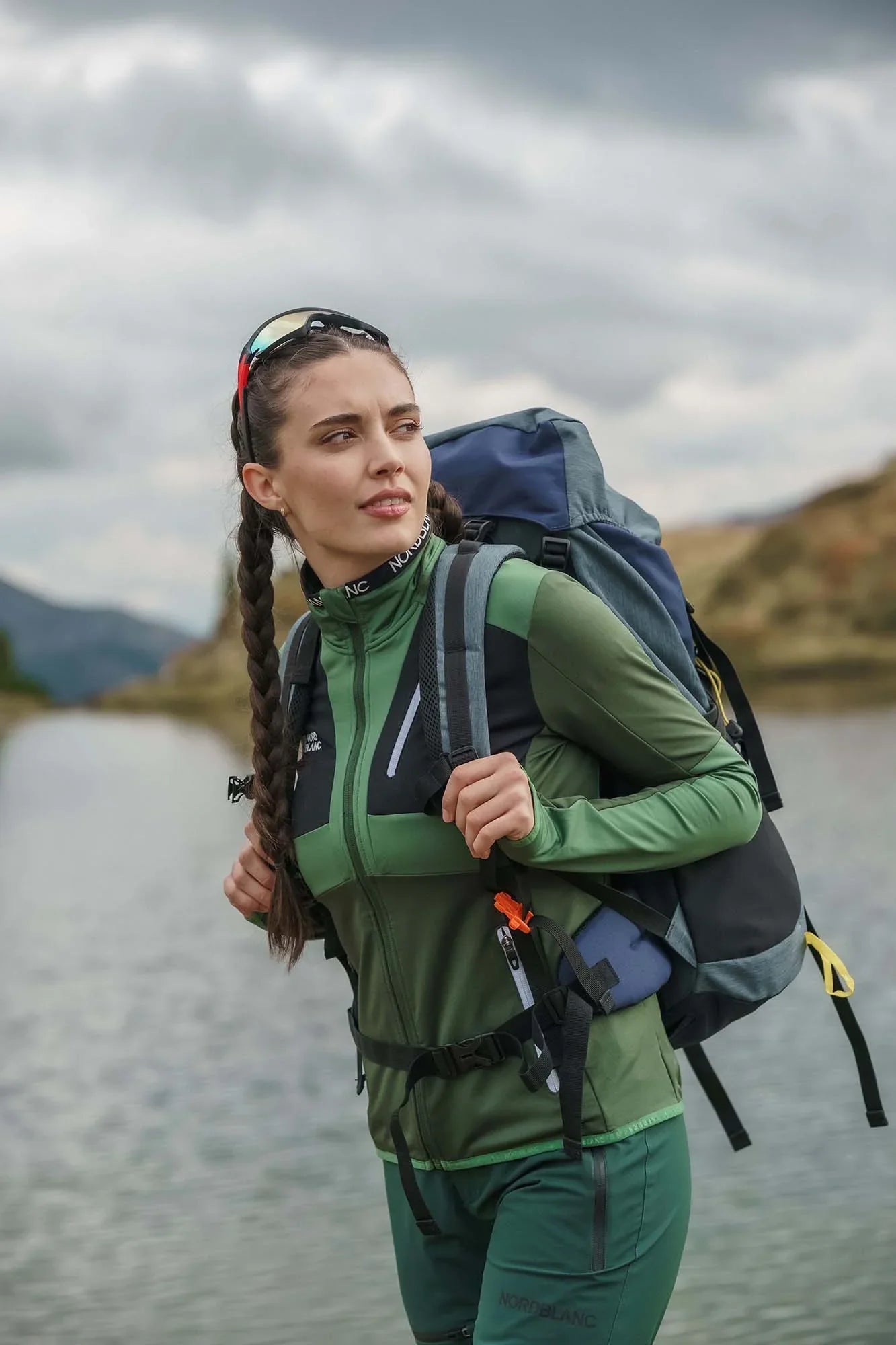 Powerfleece jacket women's - RIVA green-7