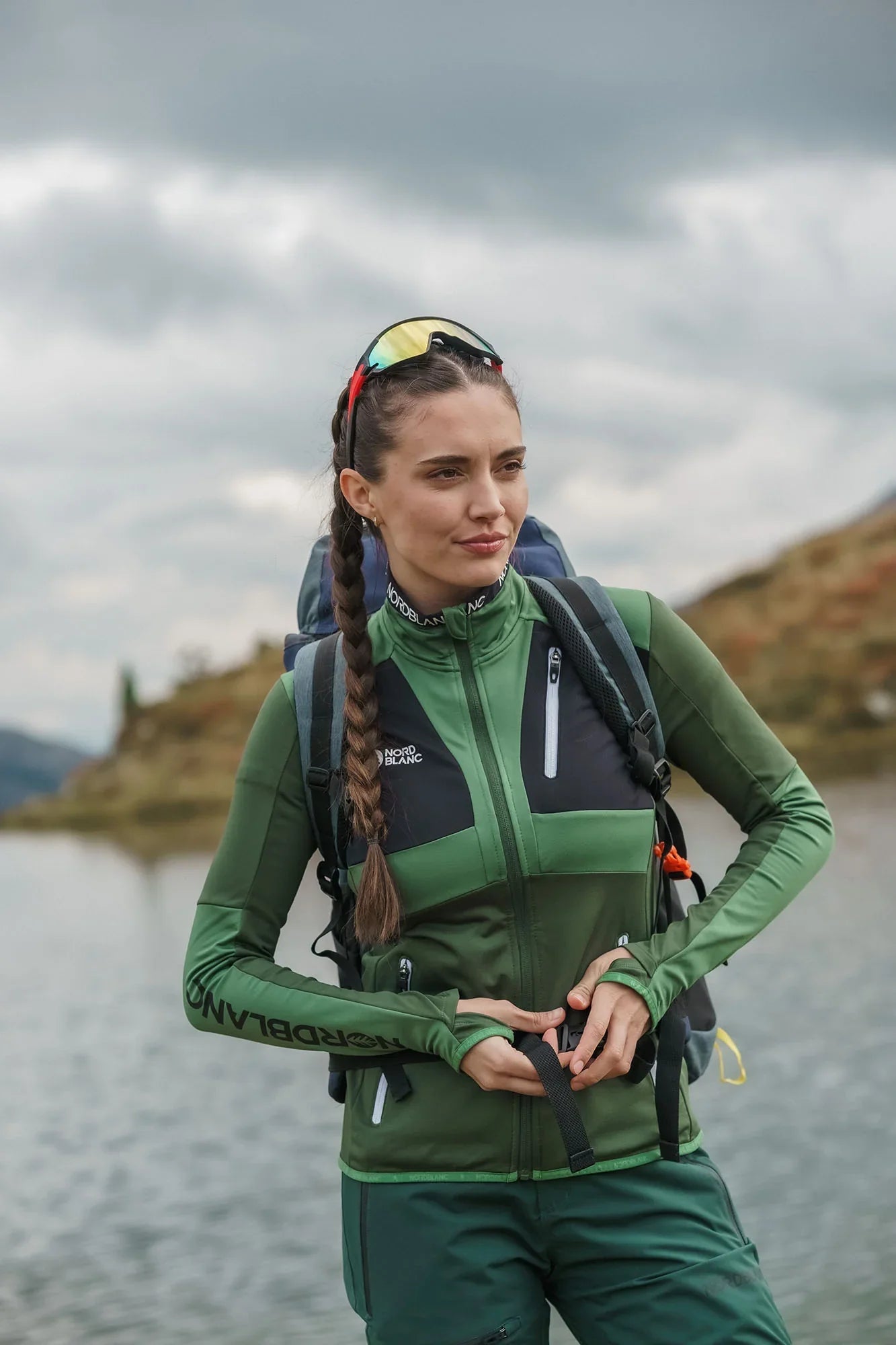 Powerfleece jacket women's - RIVA green-8