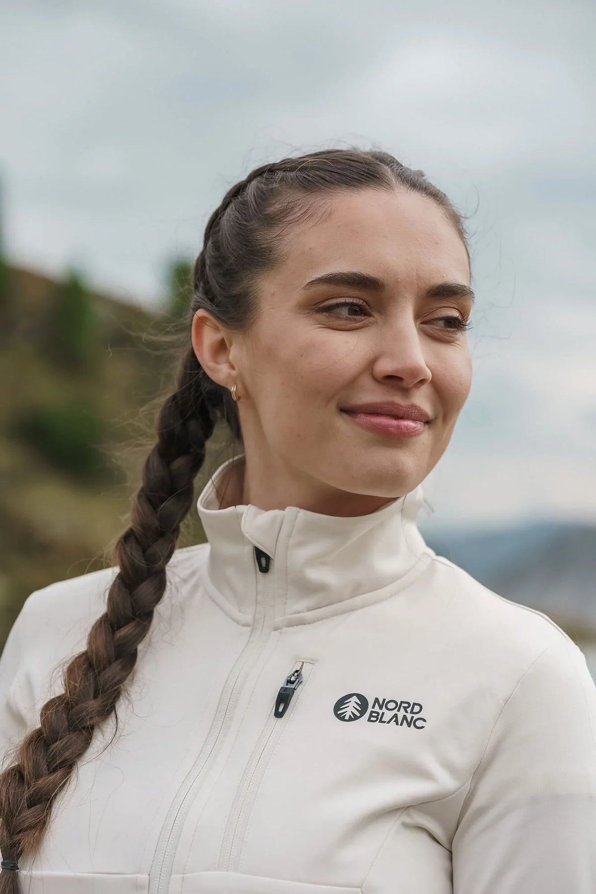 POWERFLEECE fleecevest dames - SEDGE beige – afbeelding 8