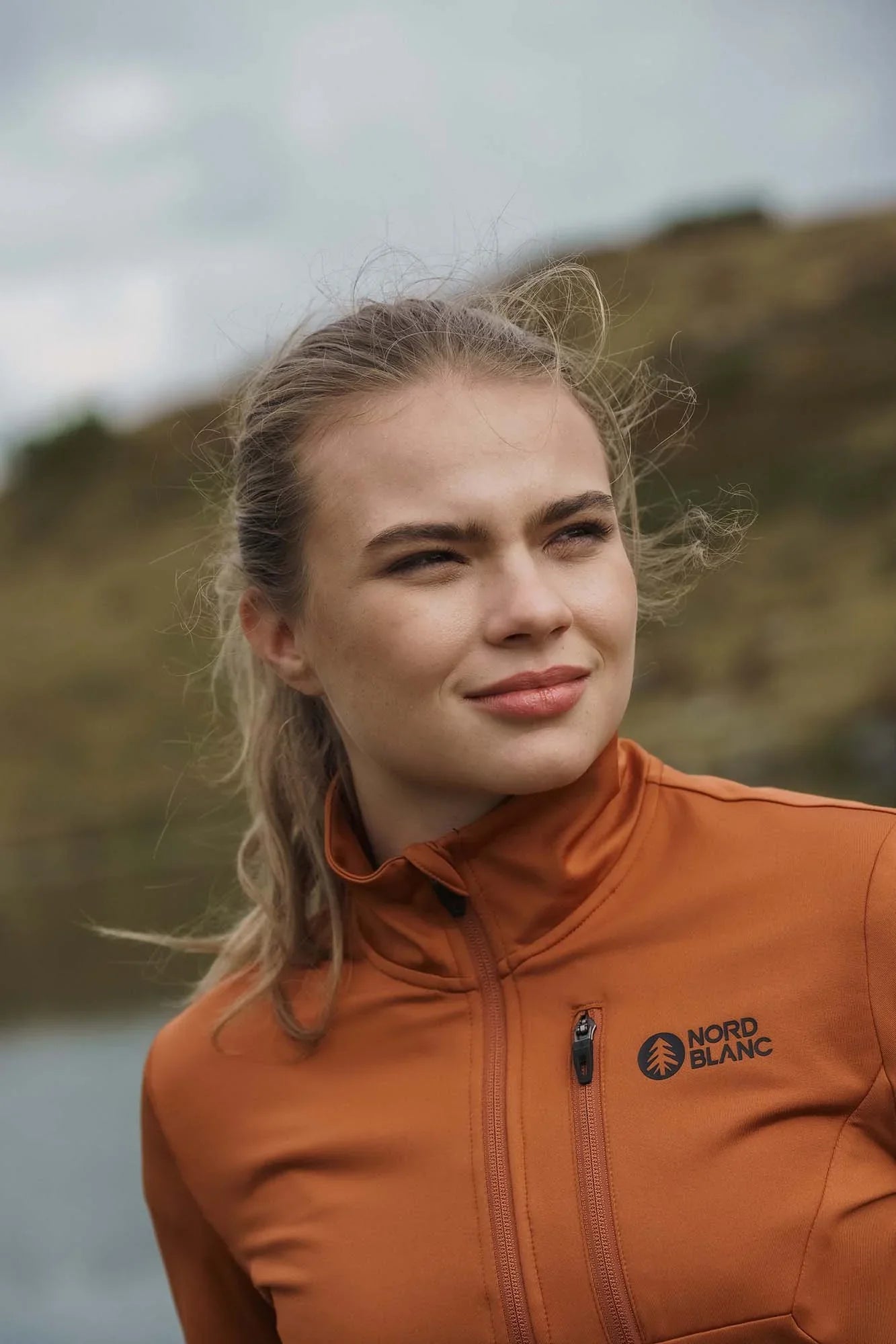 Powerfleece jacket women's - SEDGE brown-6