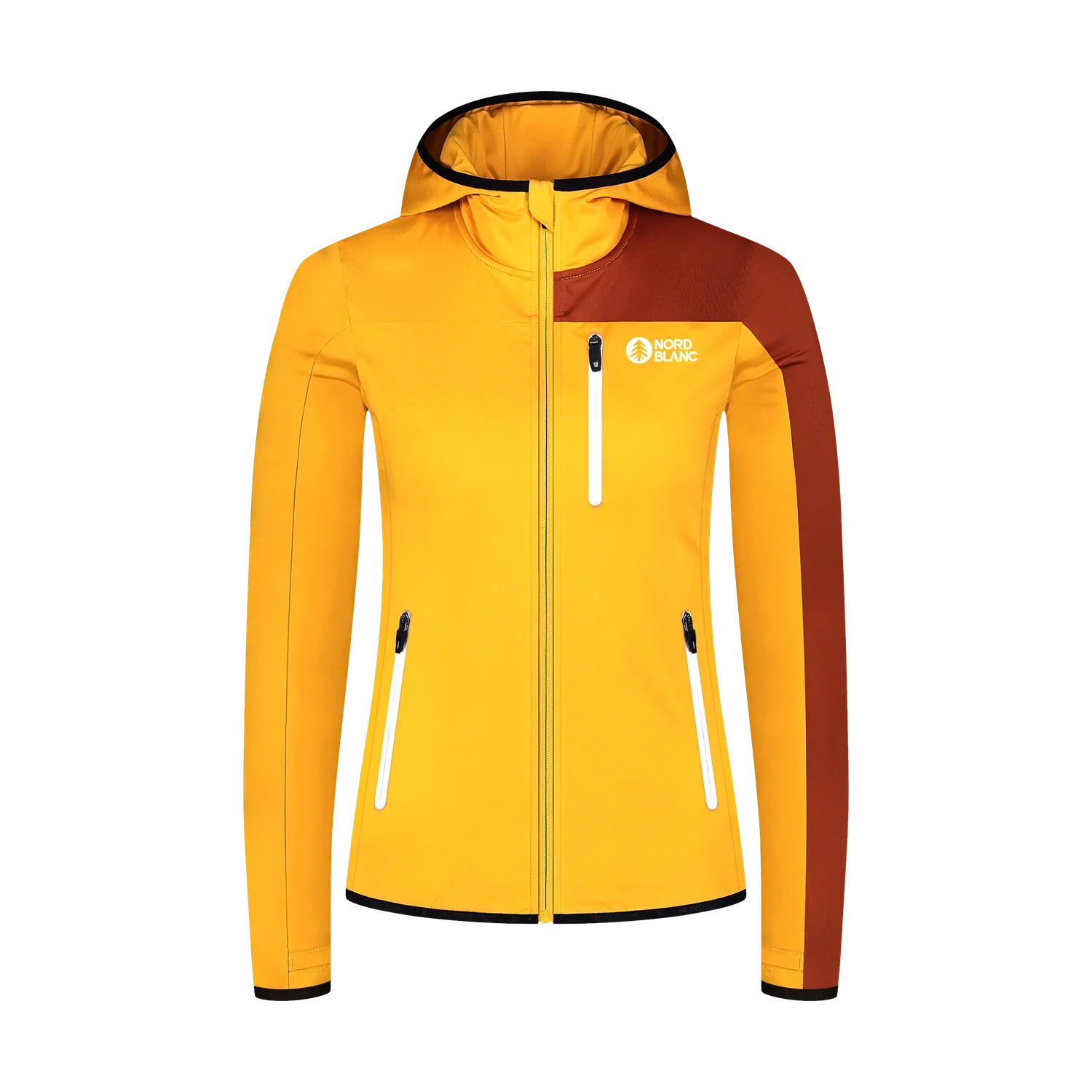 Hanorac din powerfleece pentru femei - DALE galben