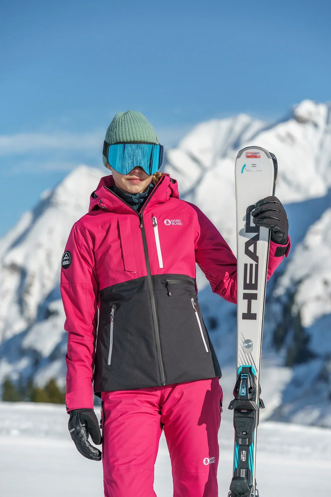 Ski jacket women's - WISP red-3