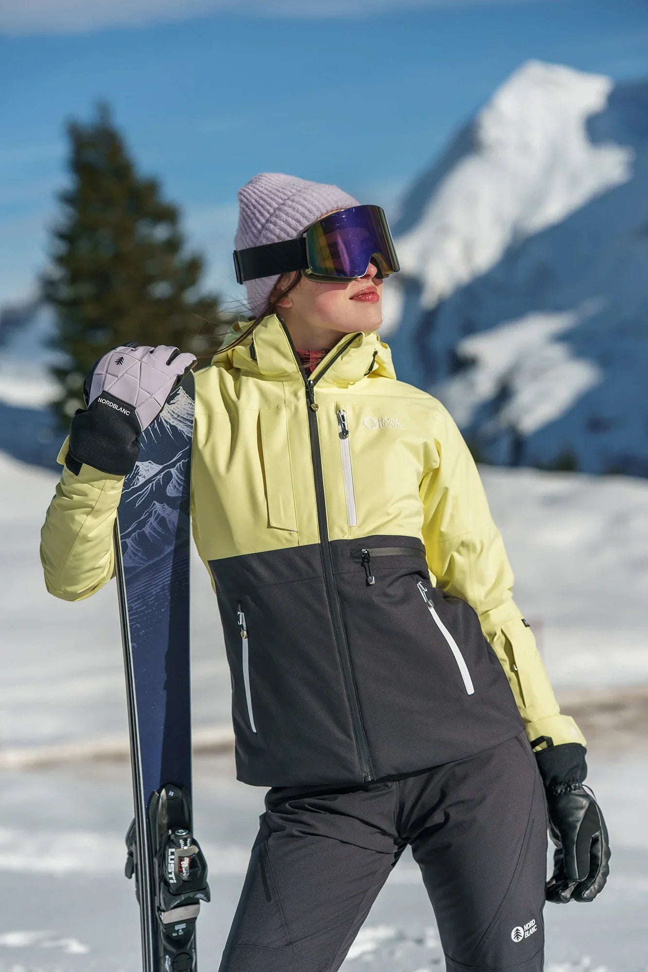 Ski jacket women's - WISP yellow-3