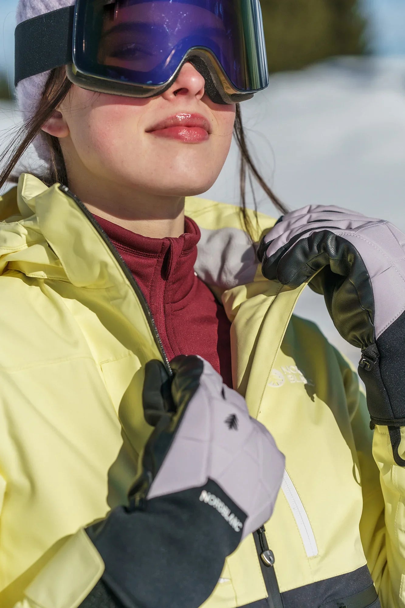 Ski jacket women's - WISP yellow-6