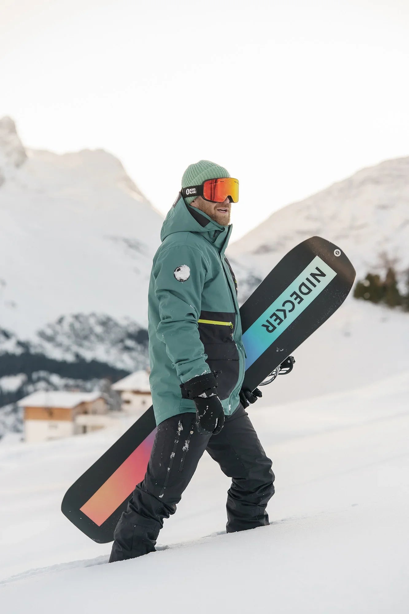 Skijaške i snowboard hlače muške - SOLAR crne-3