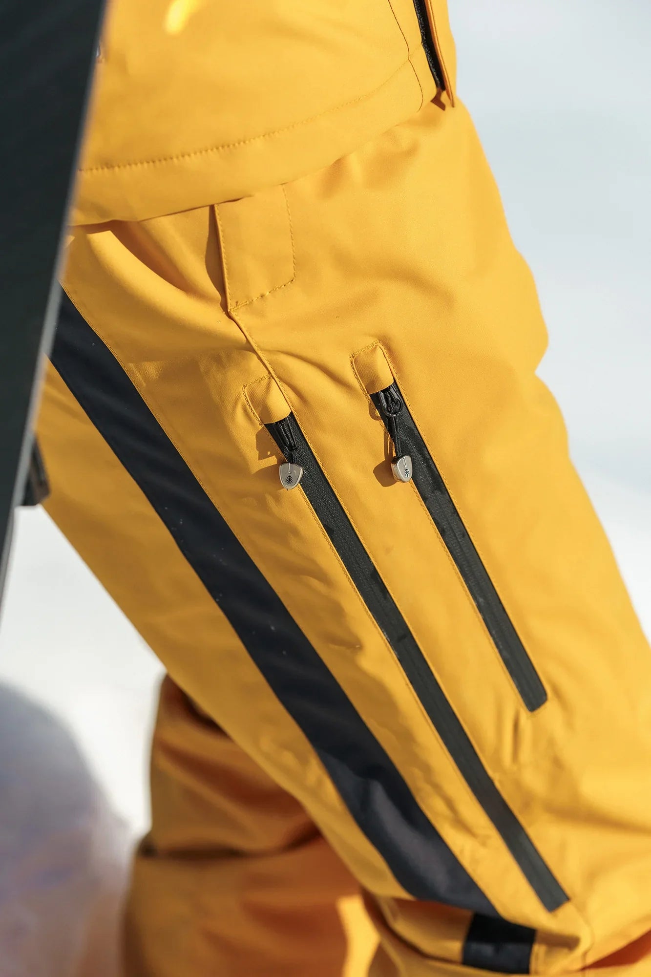Ski and snowboard pants men's - SOLAR yellow-8