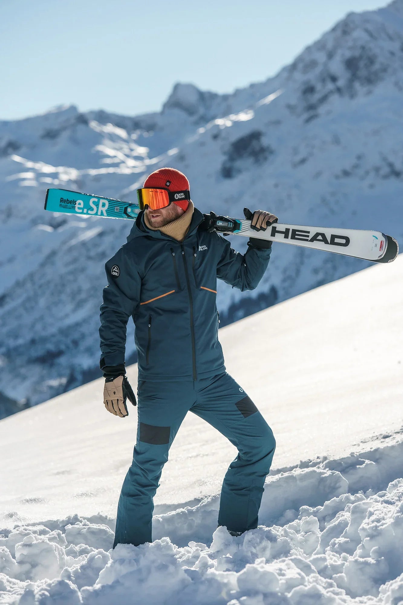 Ski and snowboard pants men's - SNARE blue-2