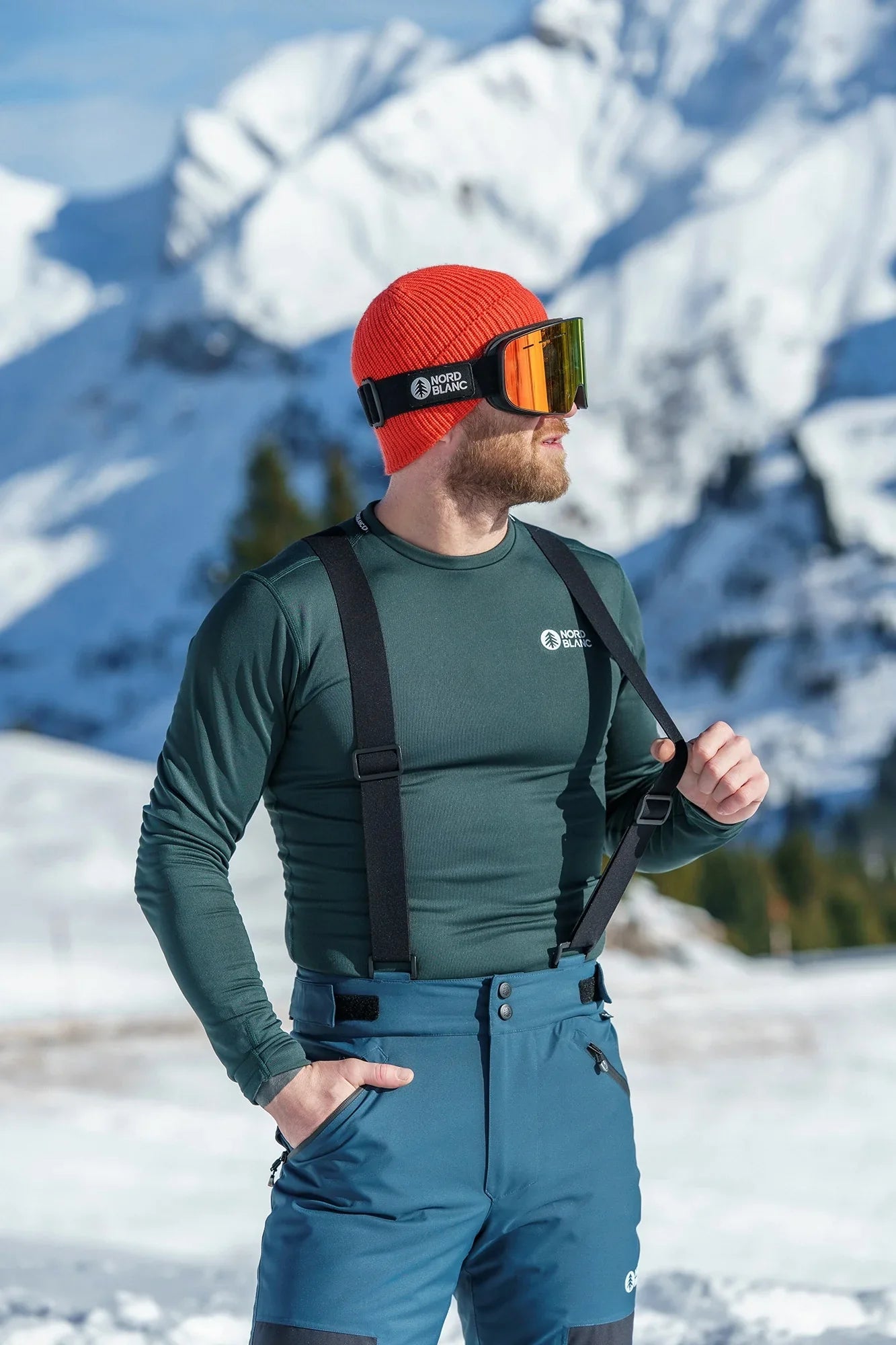 Ski and snowboard pants men's - SNARE blue-4