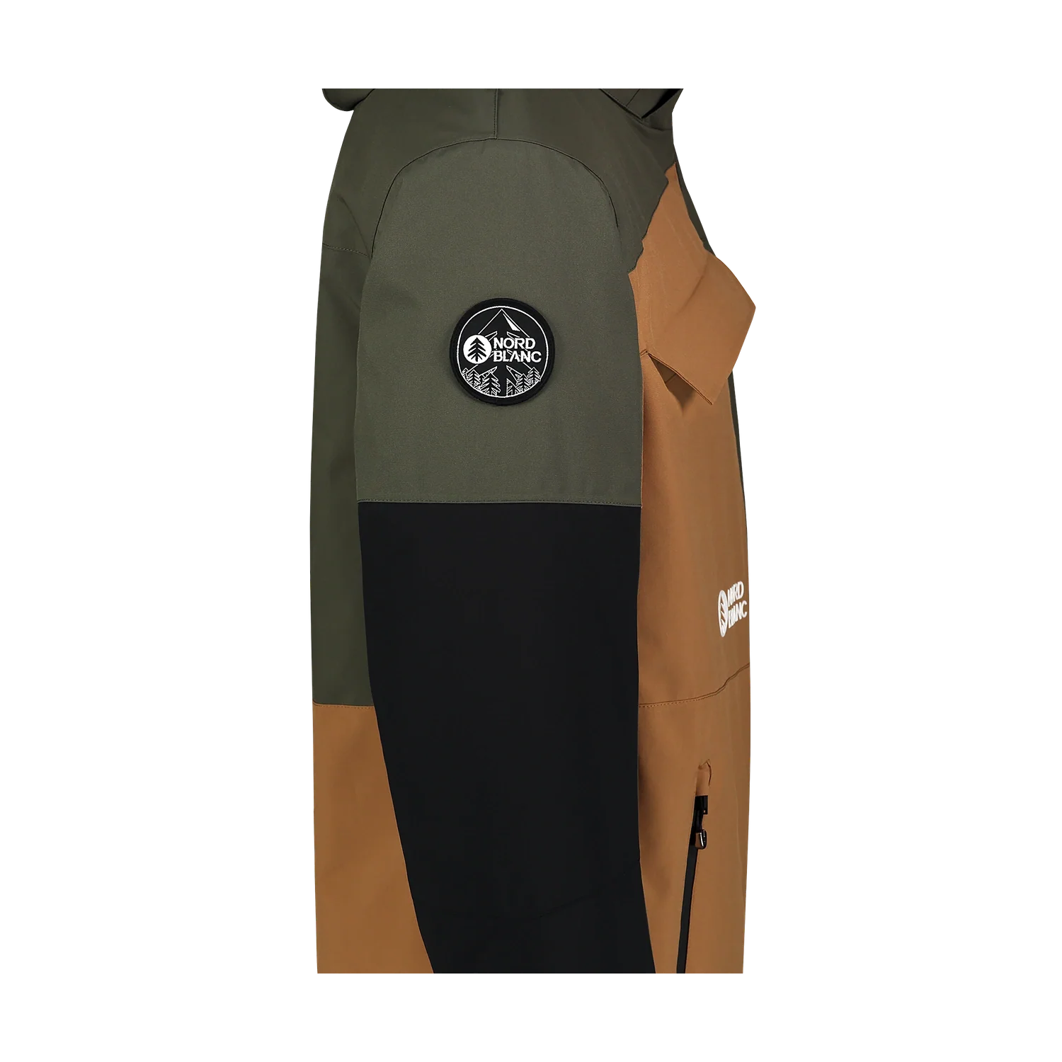 Ski jacket men's - TRONE khaki-2