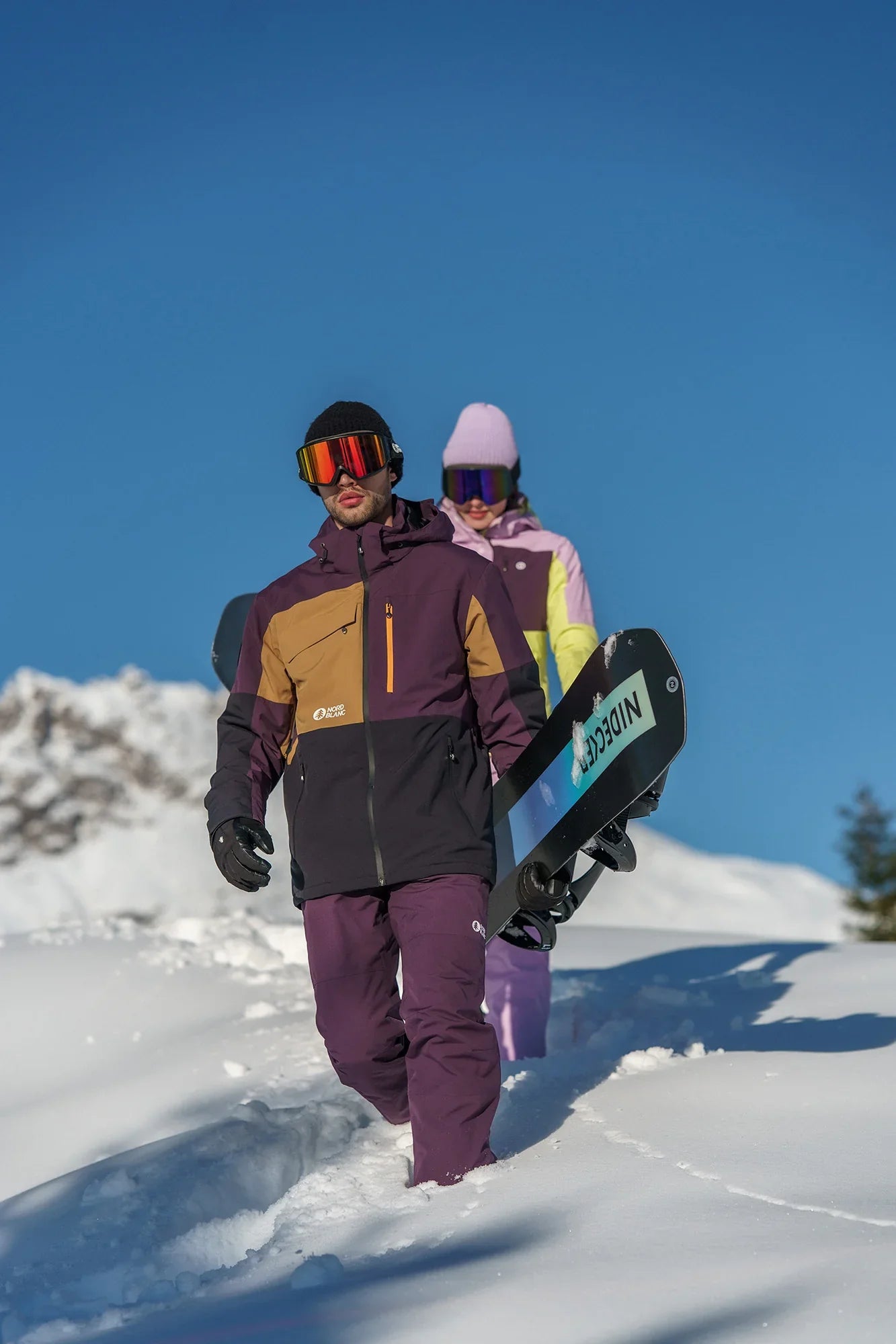 Skijaška jakna muška - TRONE ljubičasta-2