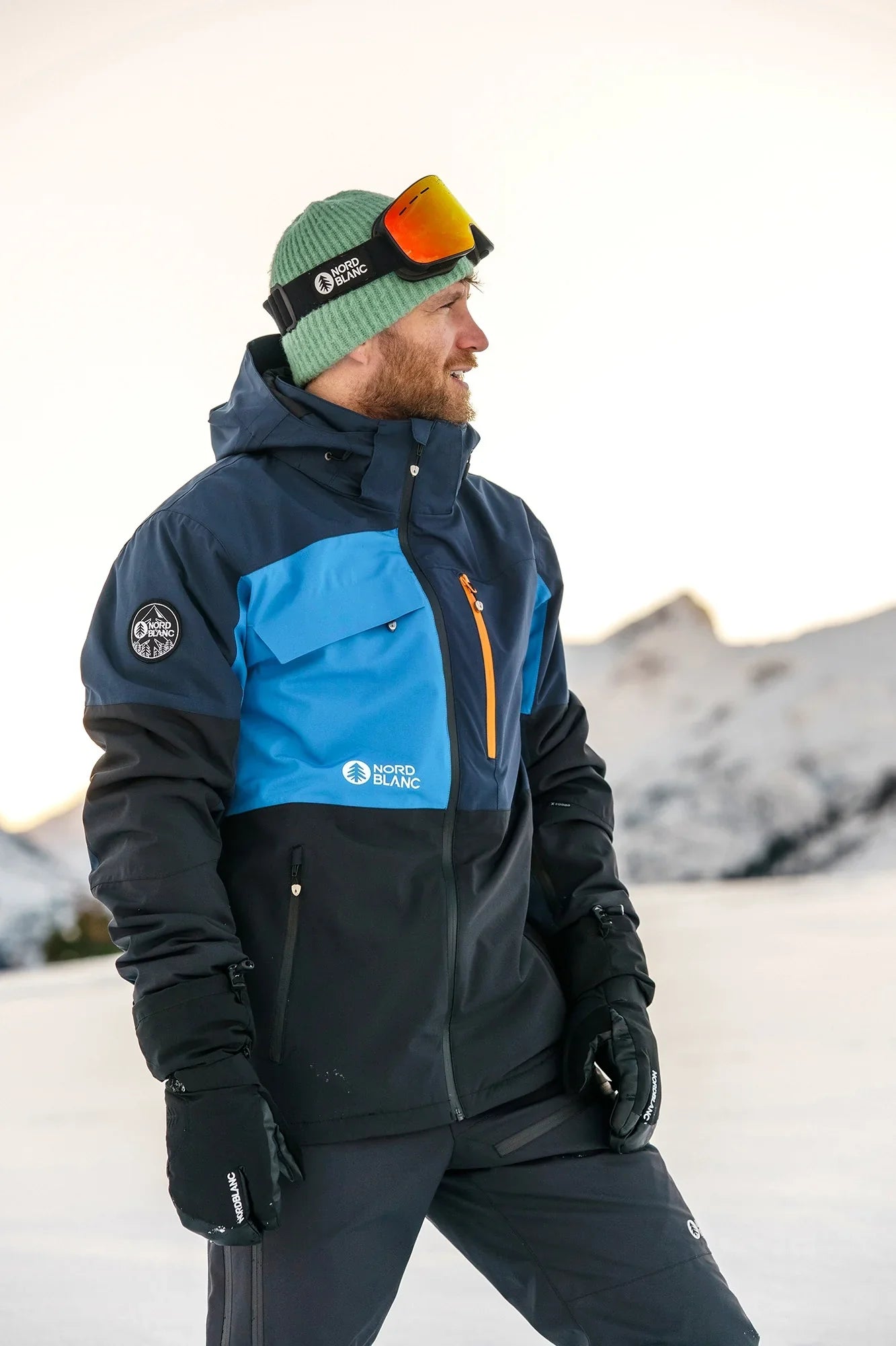 Ski jacket men's - TRONE blue-3