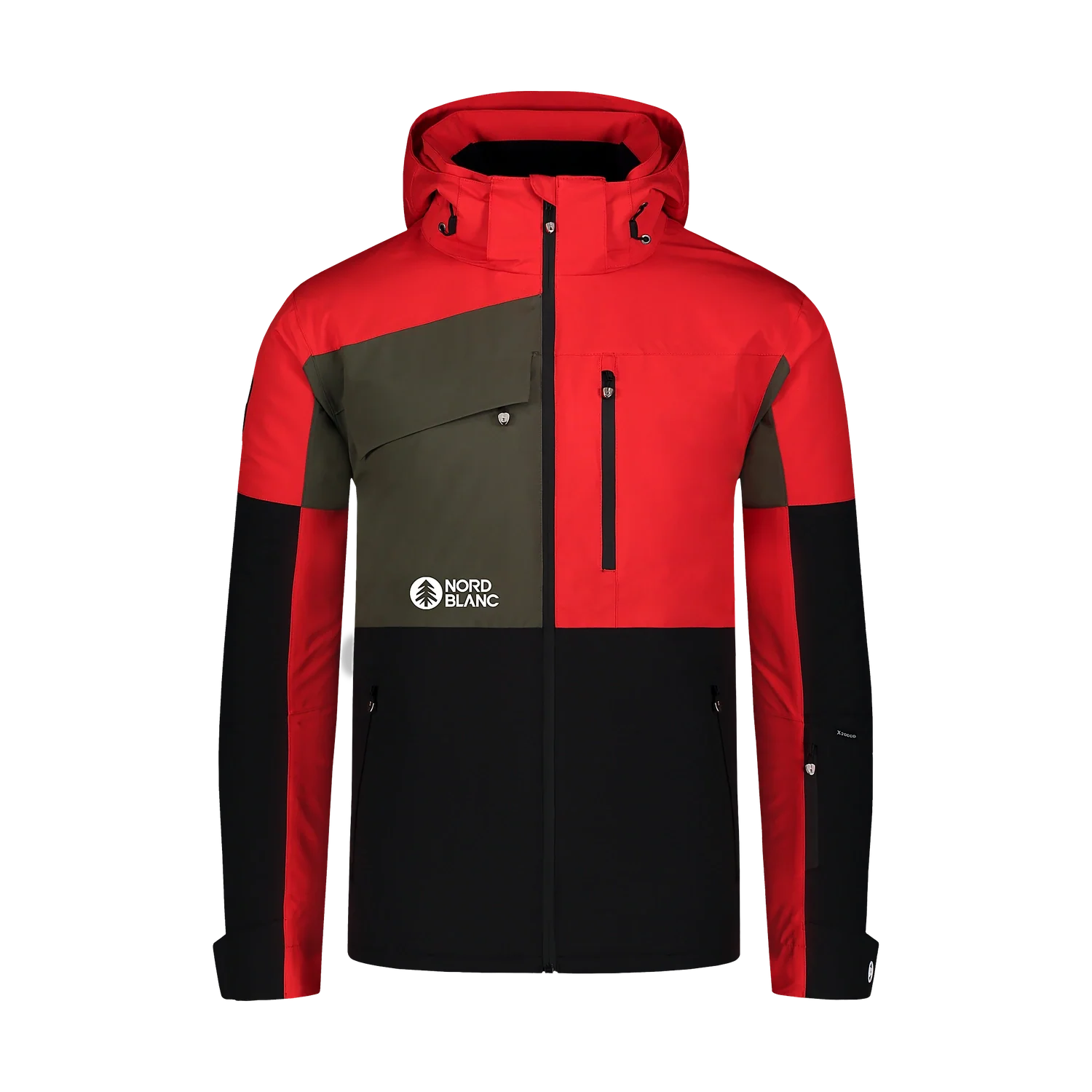 Skijacke Herren - TRONE rot