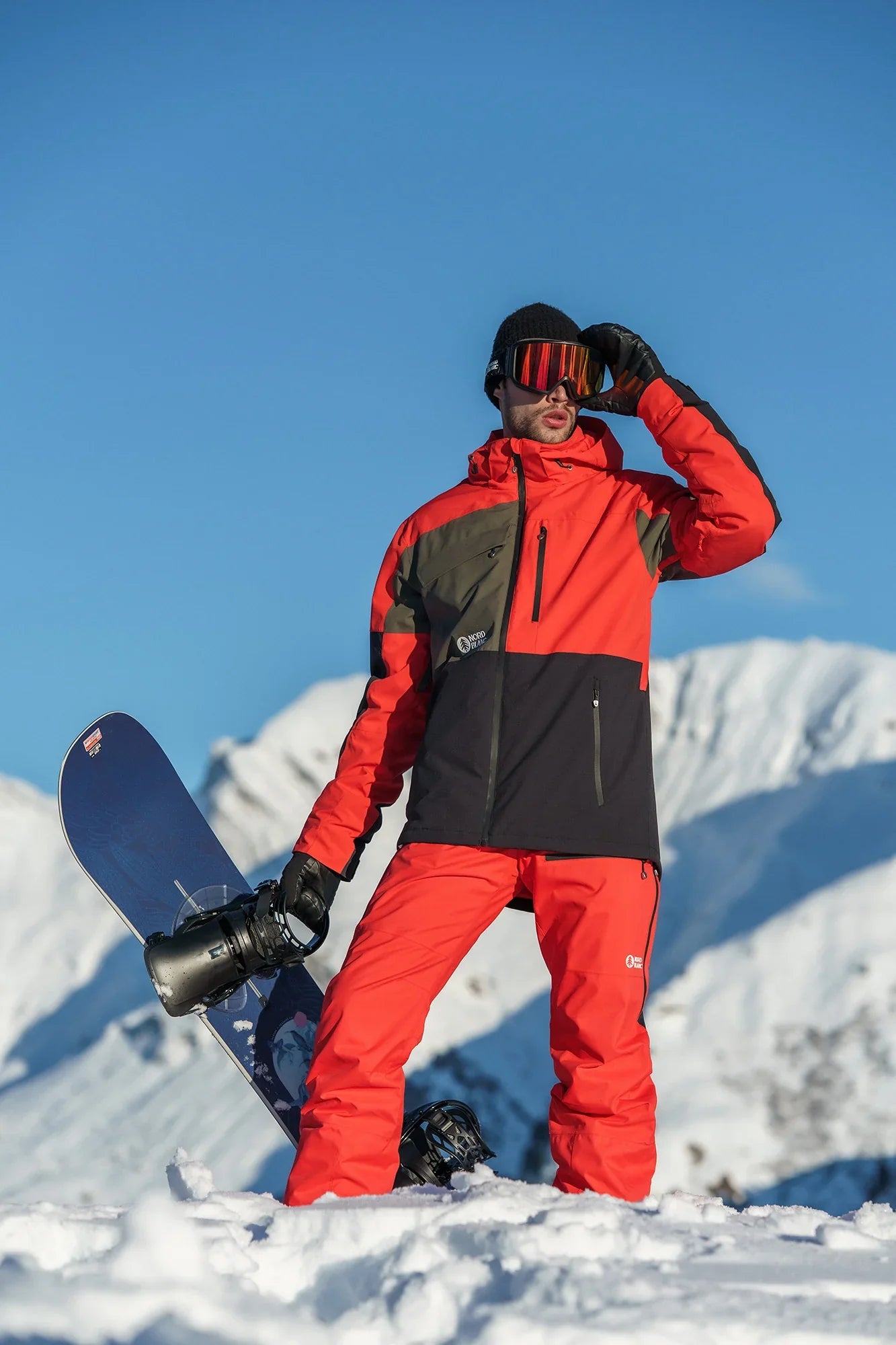Ski jacket men's - TRONE red-2