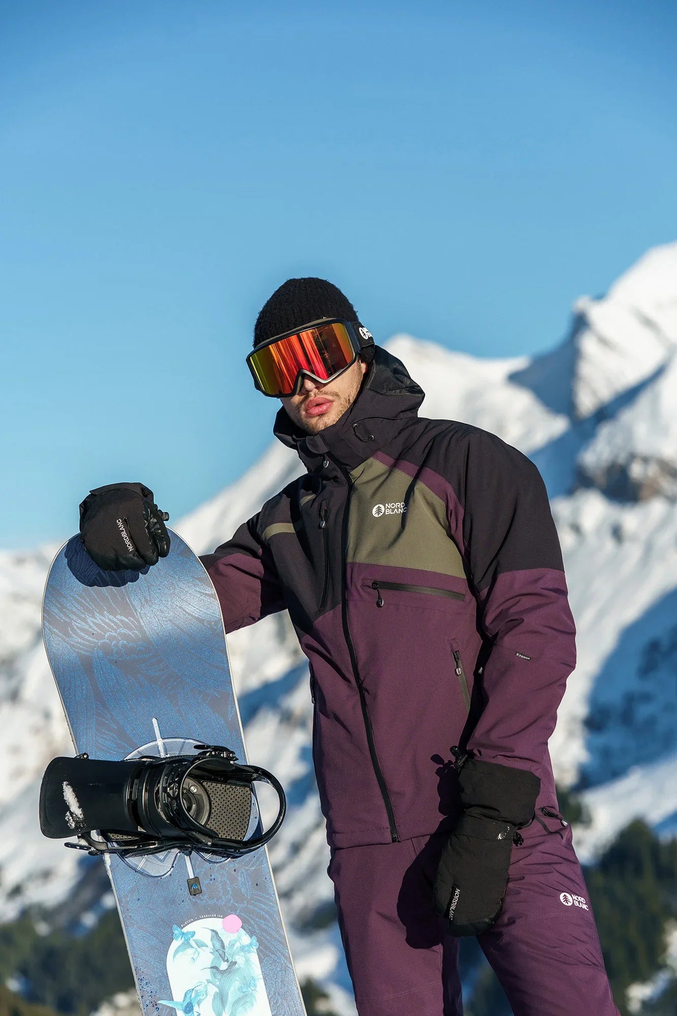 Ski jacket men's - ESCARPMENT violet-4