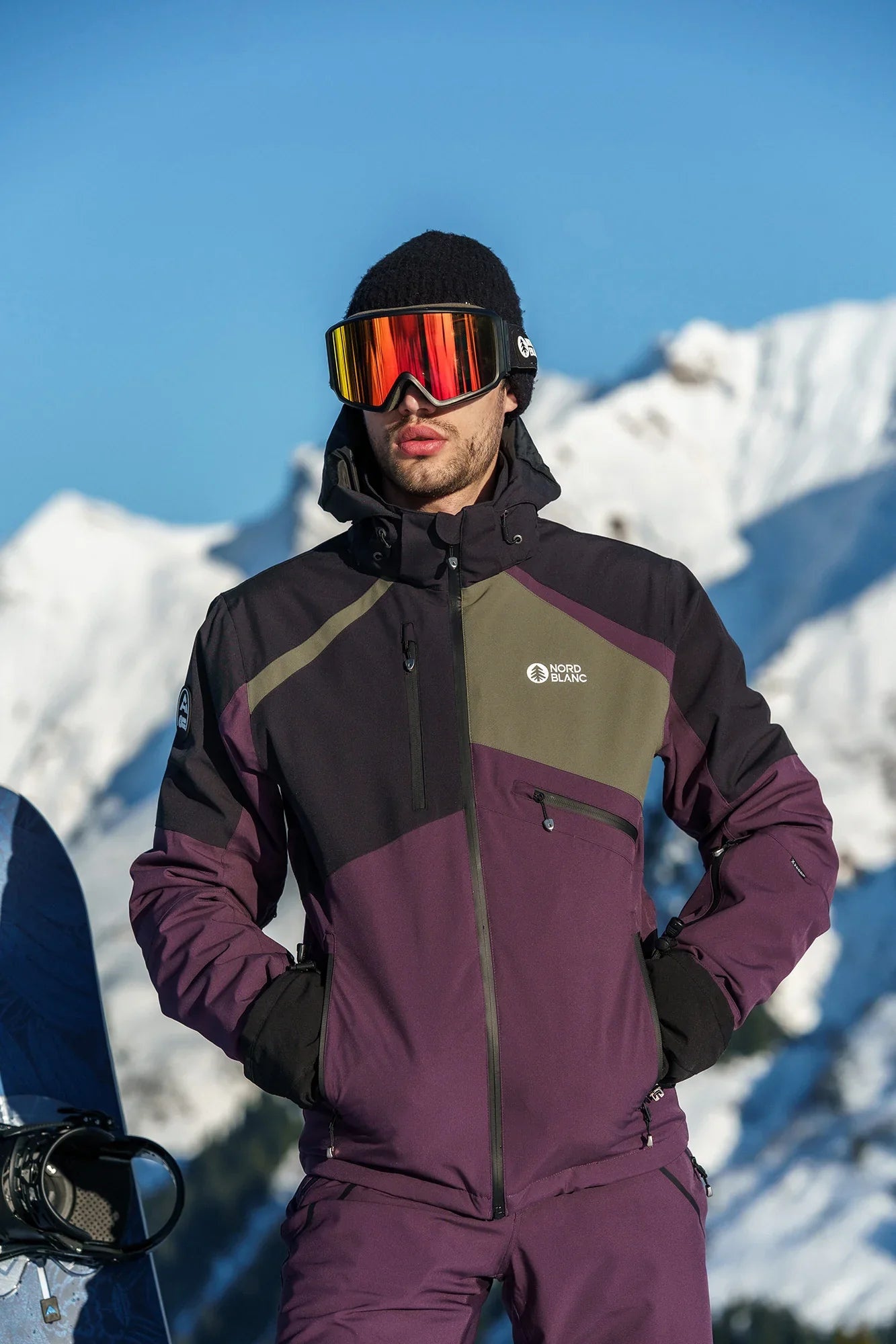 Ski jacket men's - ESCARPMENT violet-5
