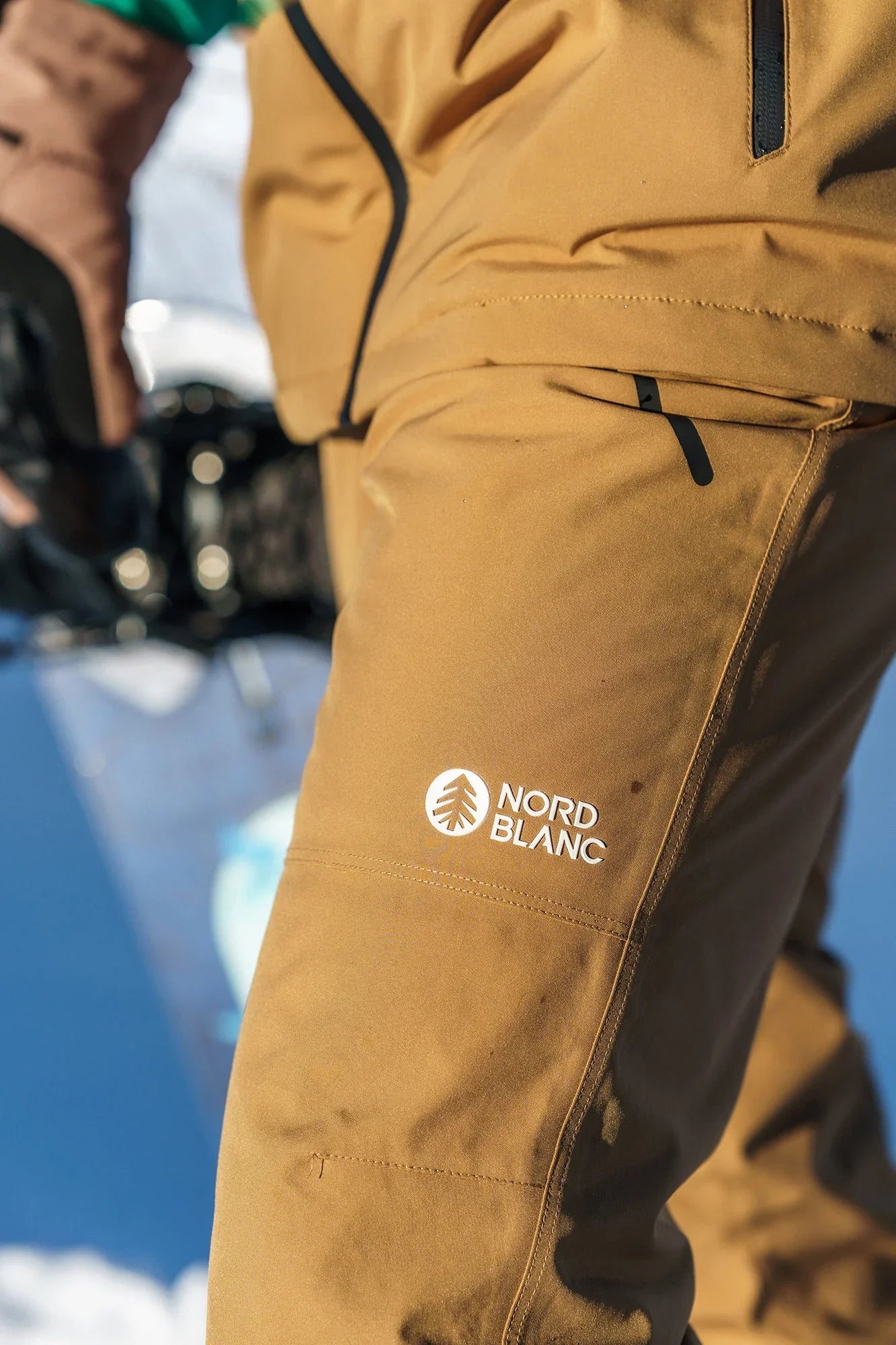 Ski pants men's - SNAG brown-4