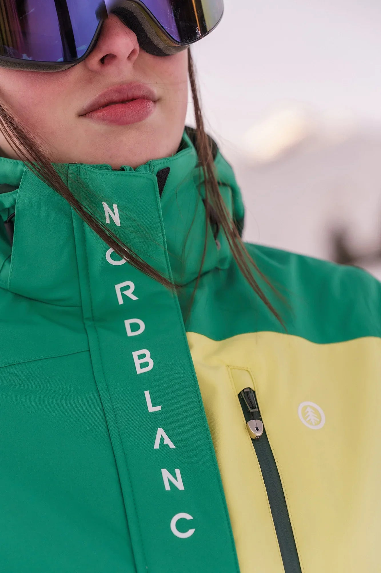 Ski jacket women's - LILT green-5
