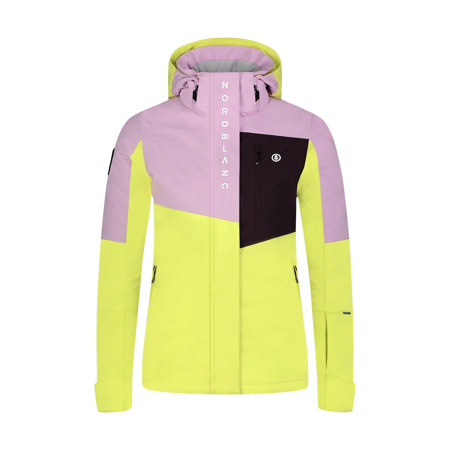 Skijacke Damen - LILT gelb