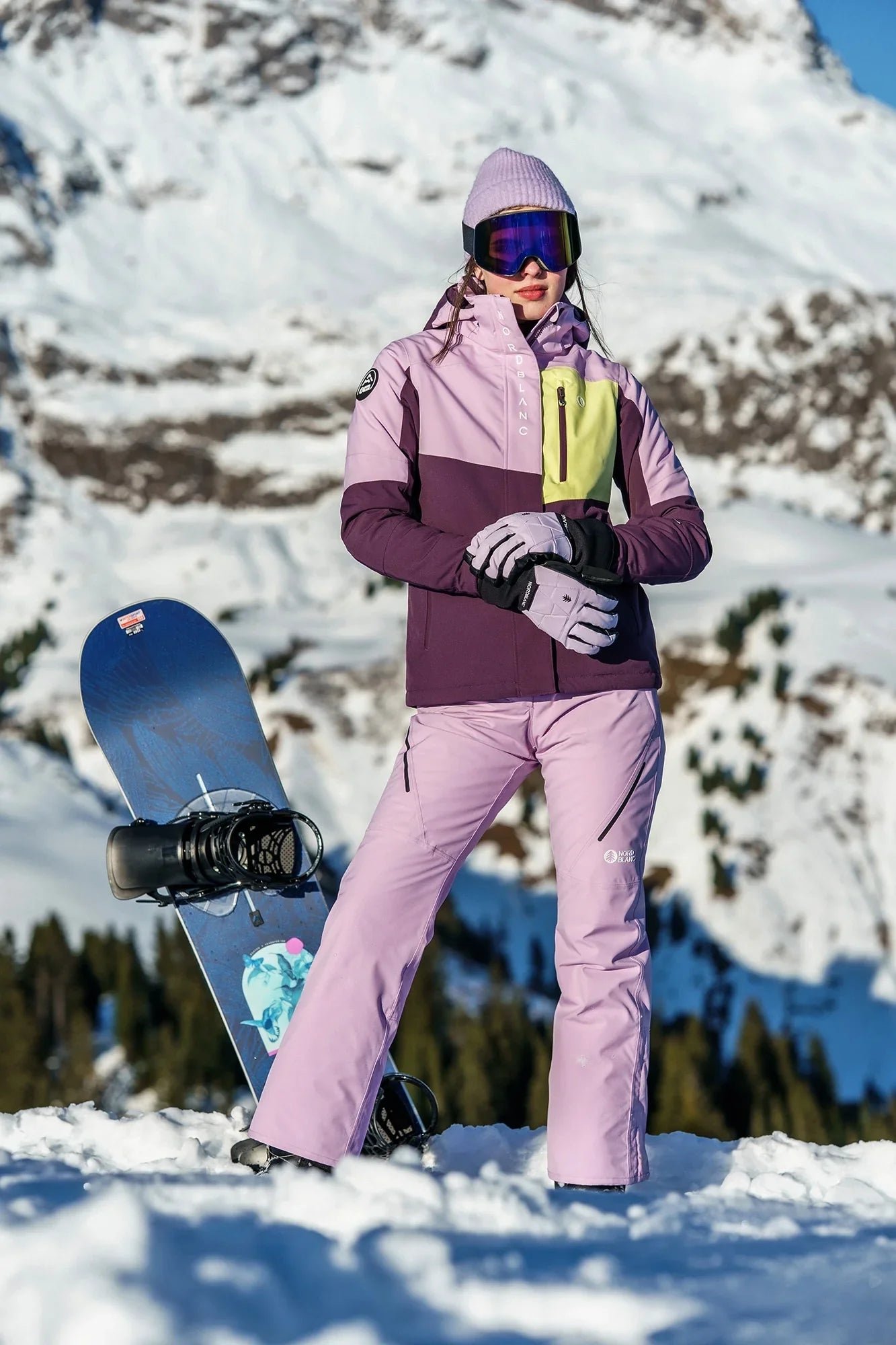 Ski pants women's - BLUFF violet-6