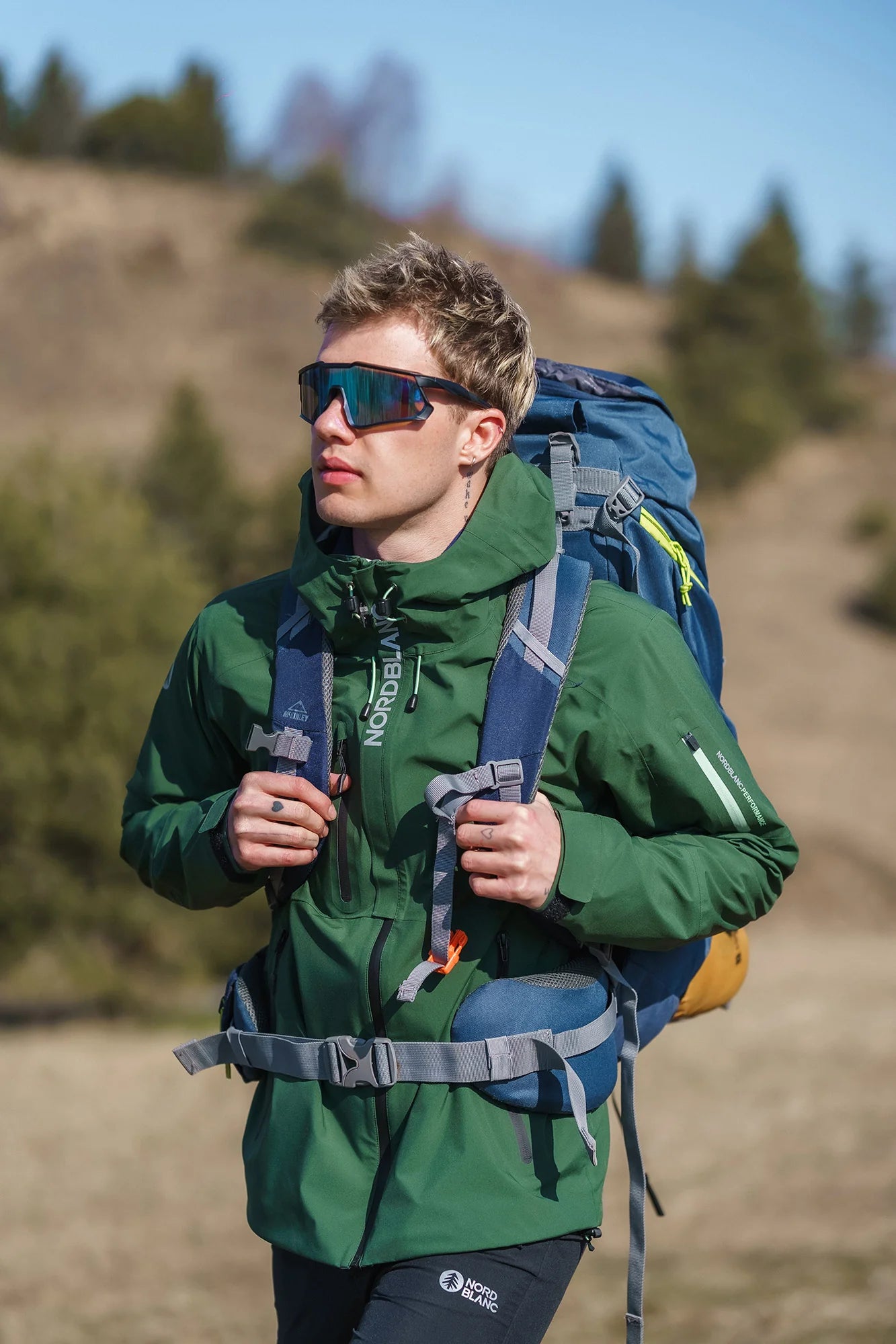 Waterproof 3LL outdoor jacket men's - FORTRESS green-4