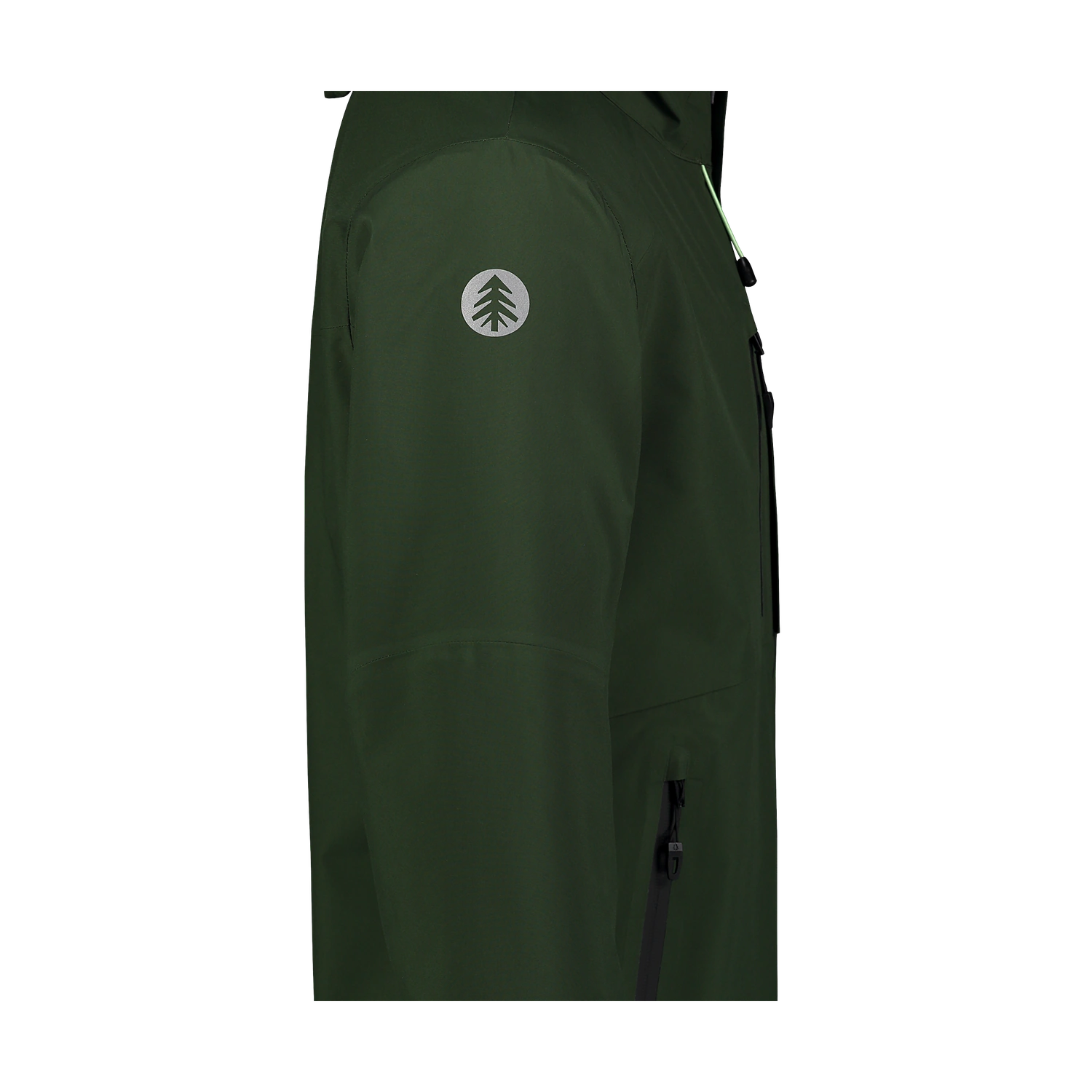 Waterproof 3LL outdoor jacket men's - FORTRESS green-9