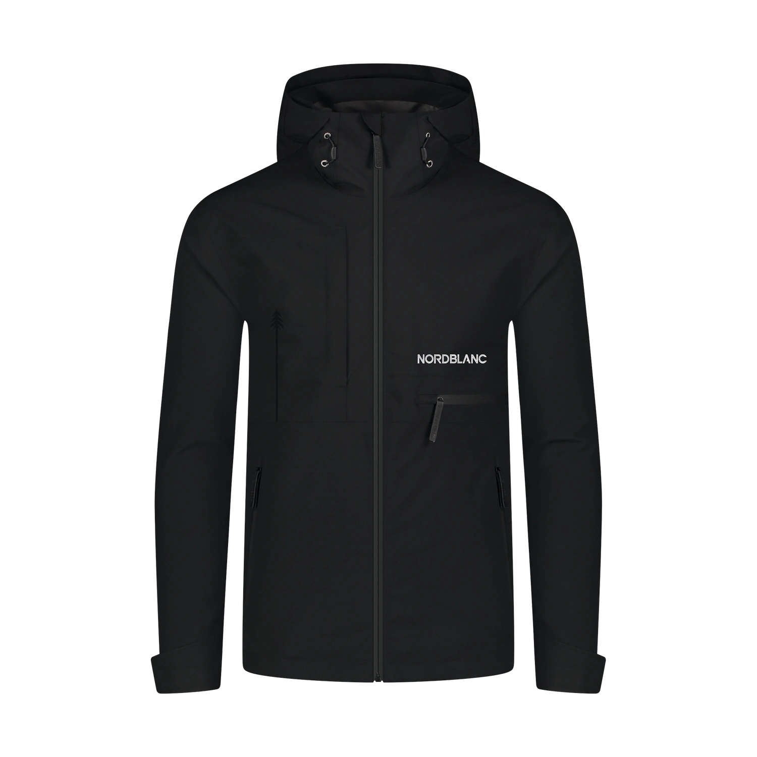 Wasserdichte Outdoor- Jacke Herren - RIGID schwarz